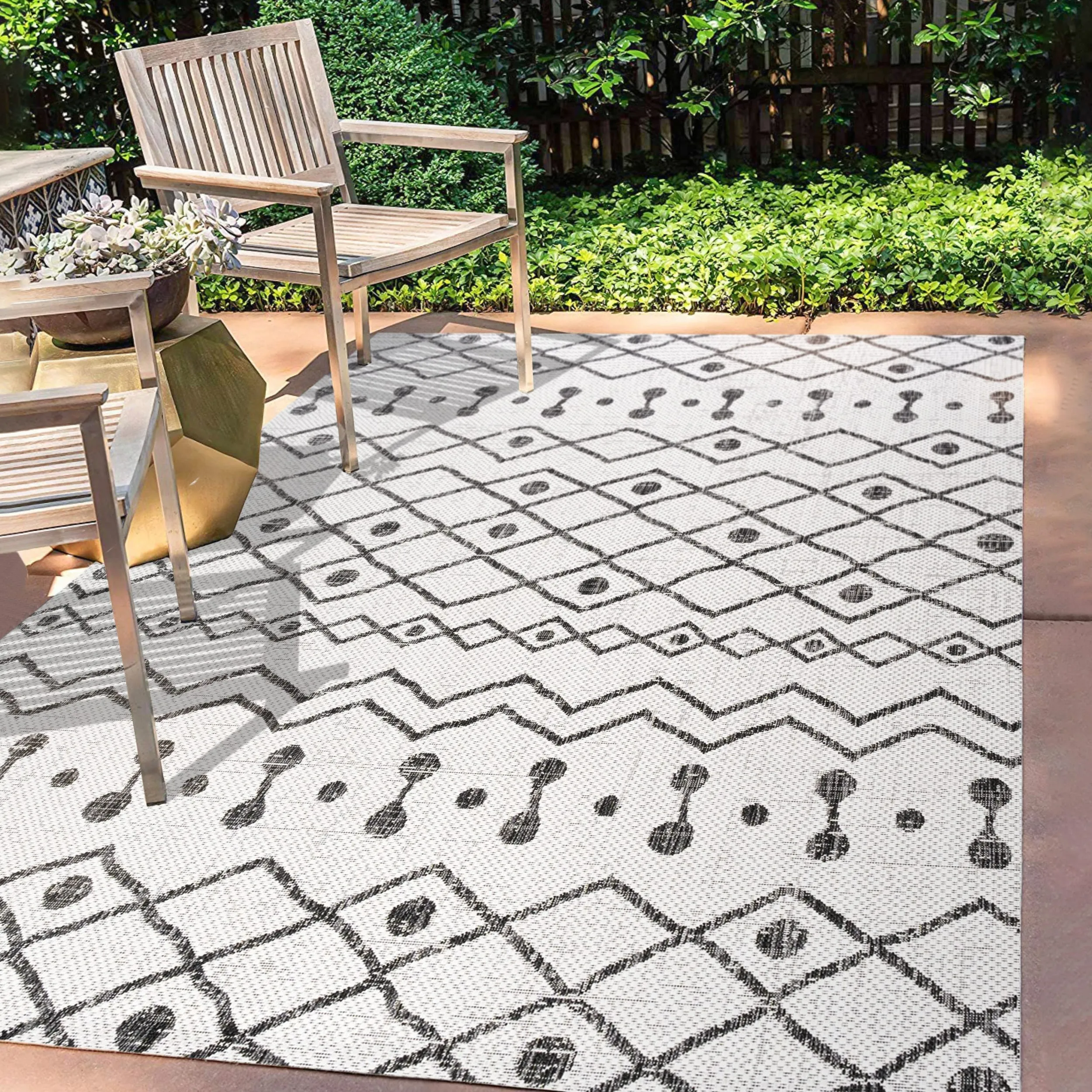 JONATHAN Y Tokay Tribal Bohemian Indoor/Outdoor Area Rug