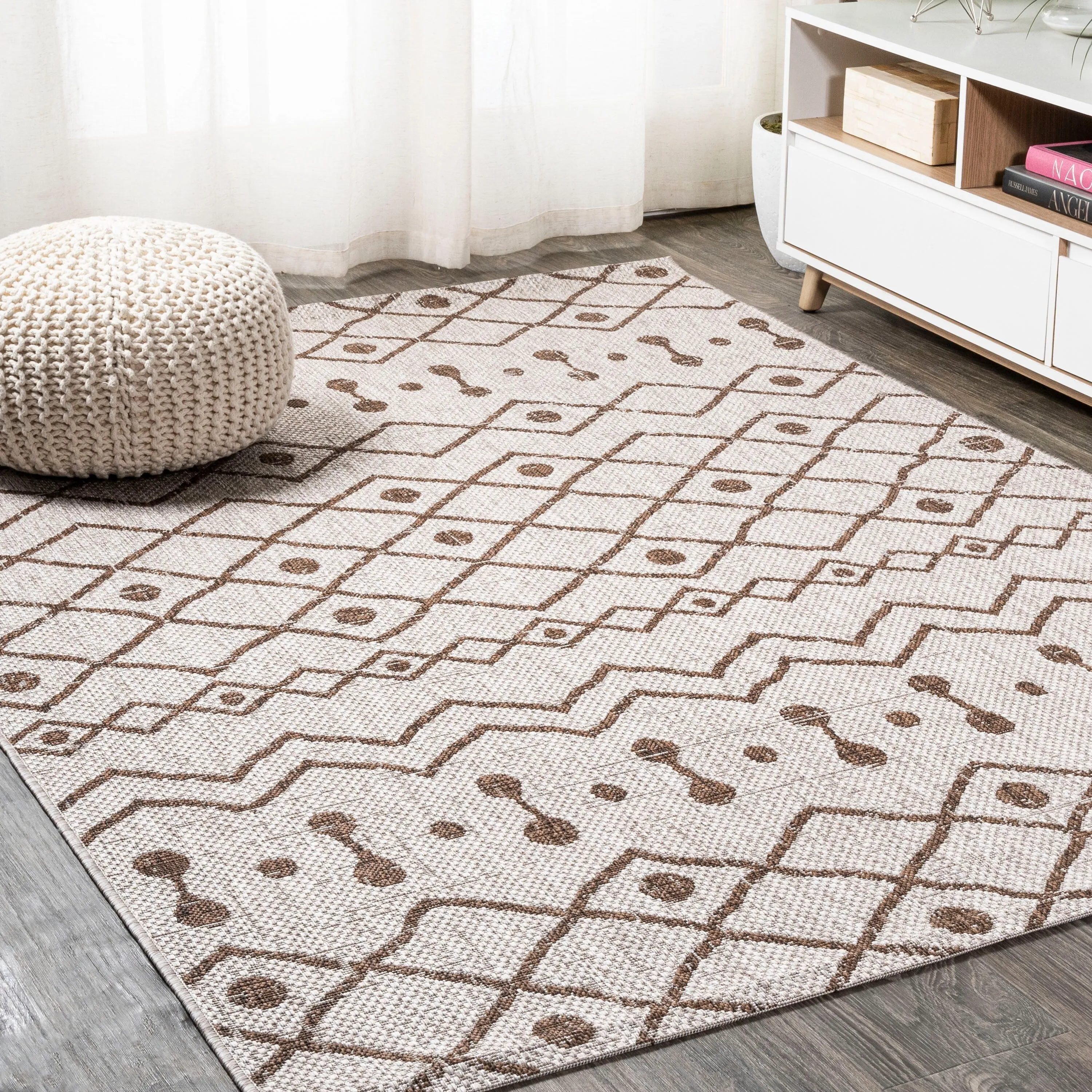JONATHAN Y Tokay Tribal Bohemian Indoor/Outdoor Area Rug