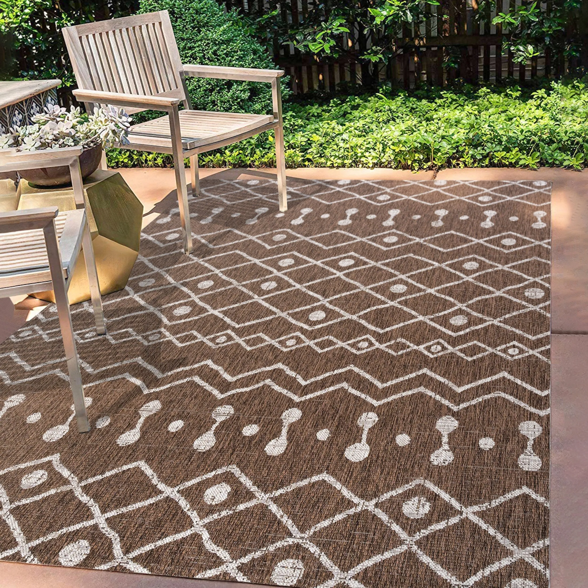 JONATHAN Y Tokay Tribal Bohemian Indoor/Outdoor Area Rug