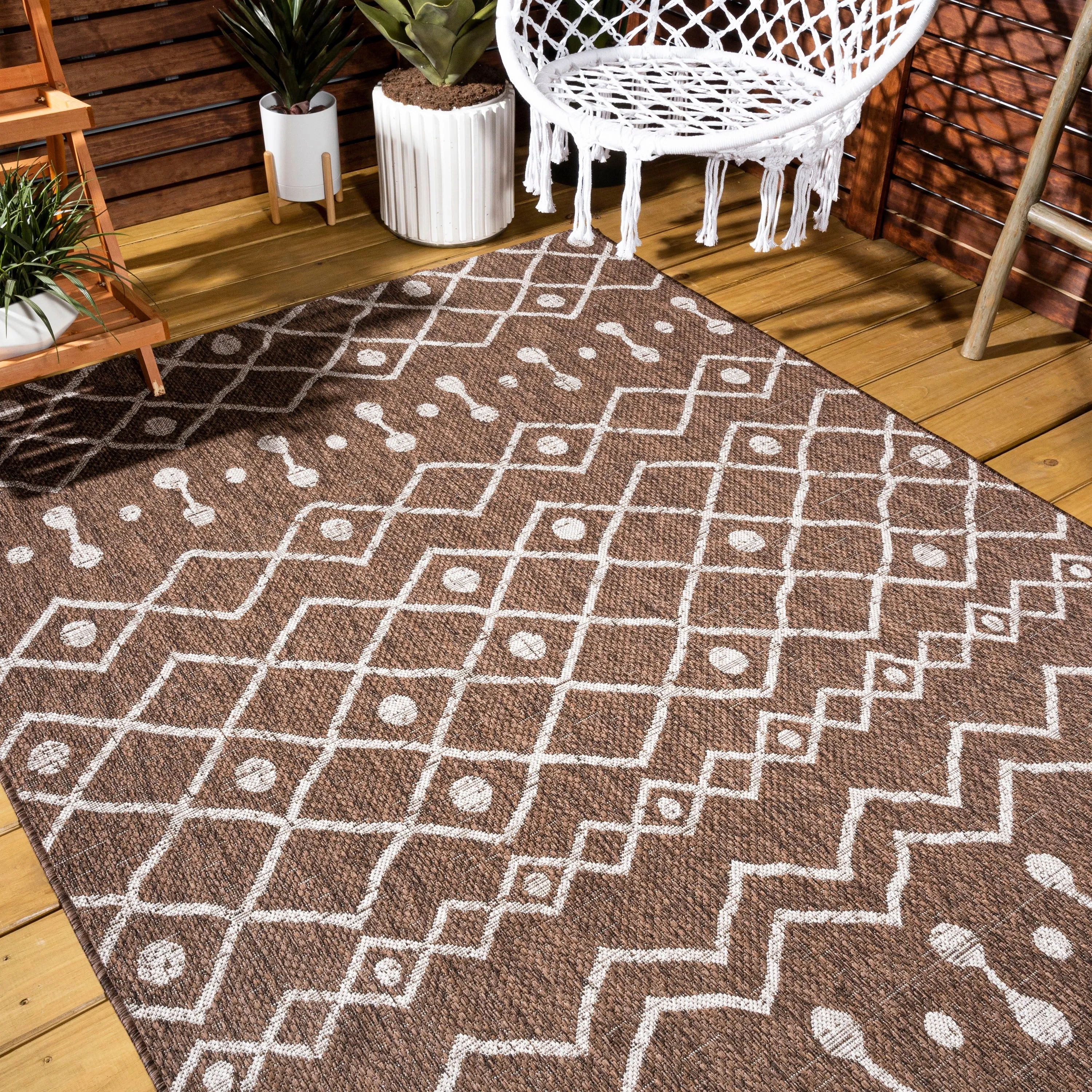 JONATHAN Y Tokay Tribal Bohemian Indoor/Outdoor Area Rug