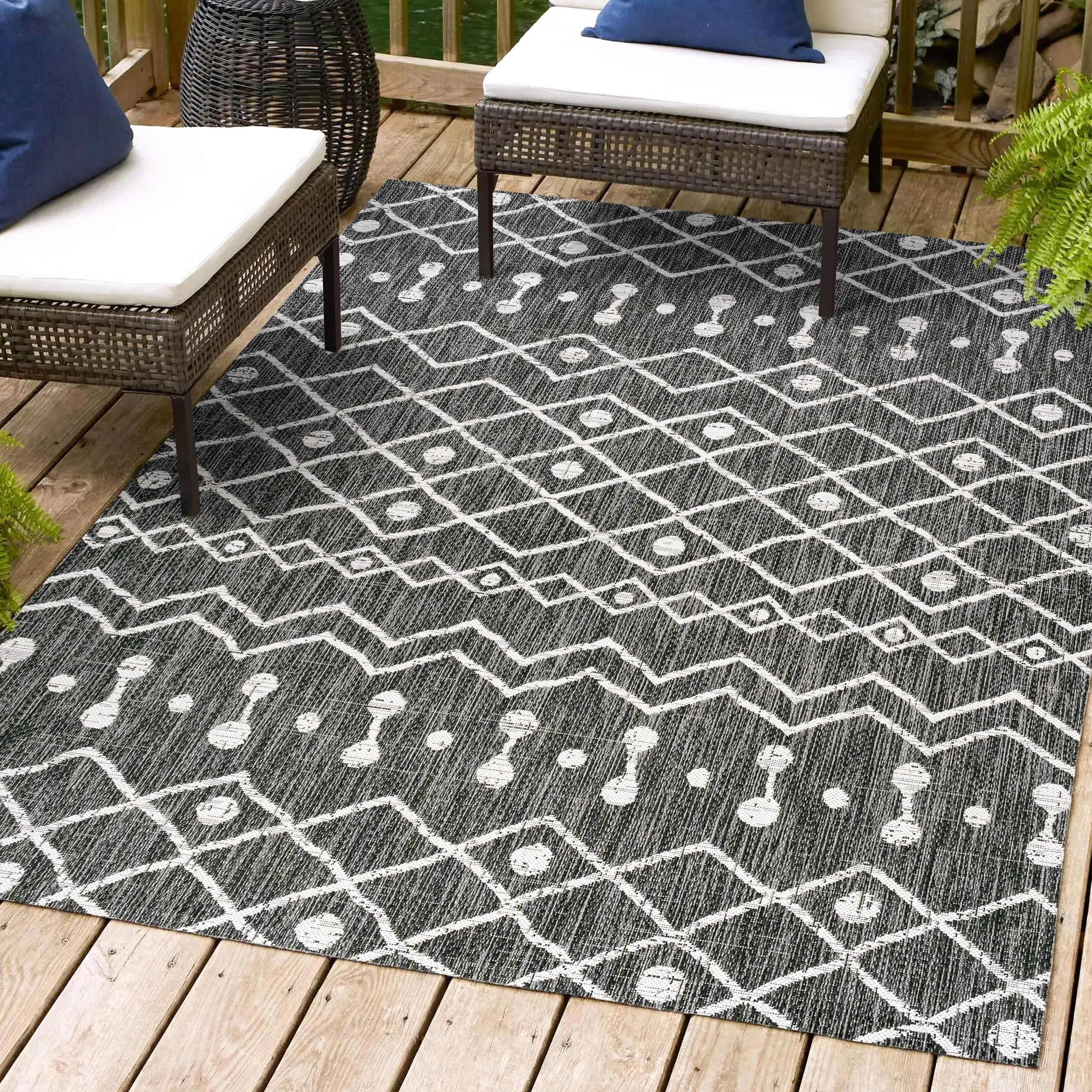 JONATHAN Y Tokay Tribal Bohemian Indoor/Outdoor Area Rug