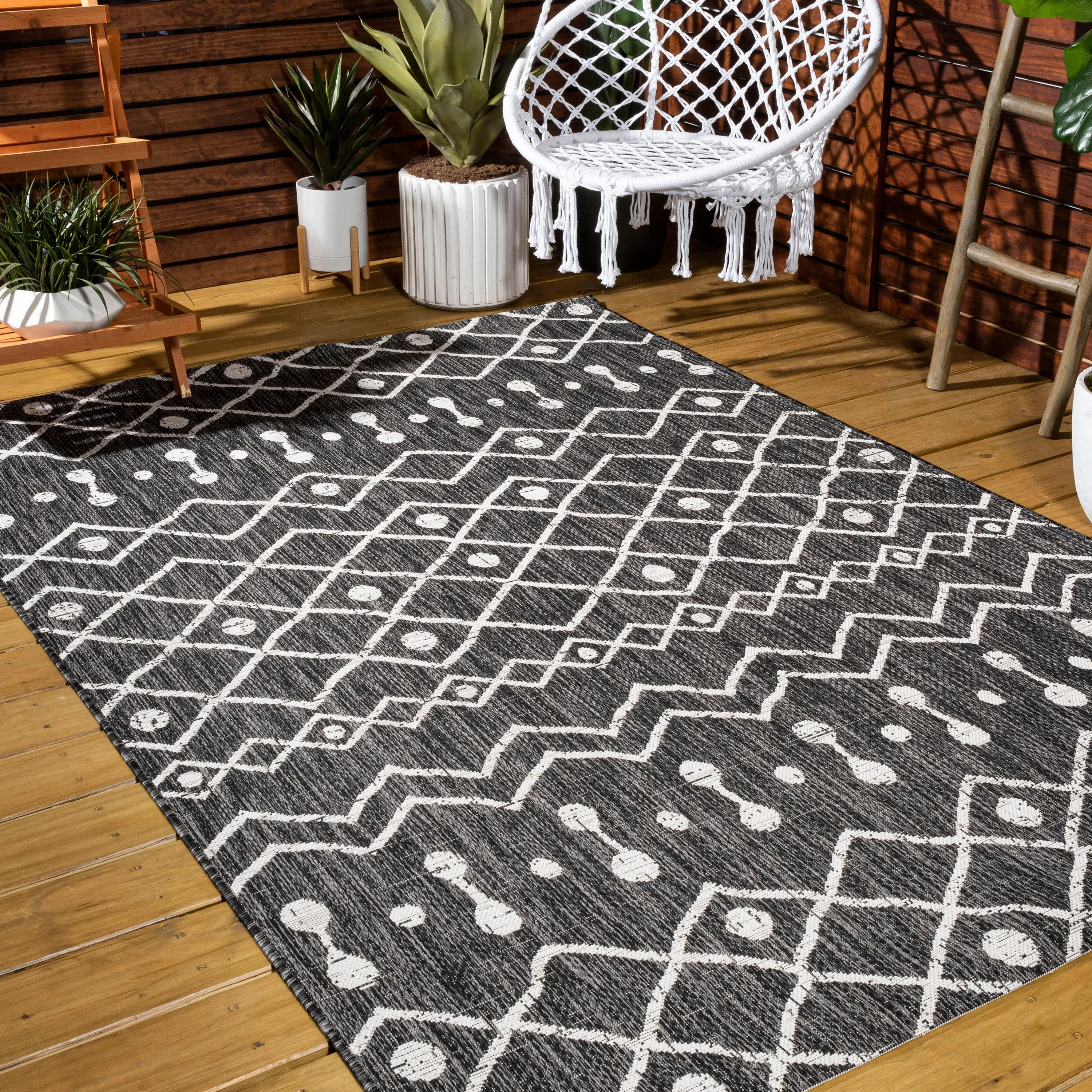 JONATHAN Y Tokay Tribal Bohemian Indoor/Outdoor Area Rug
