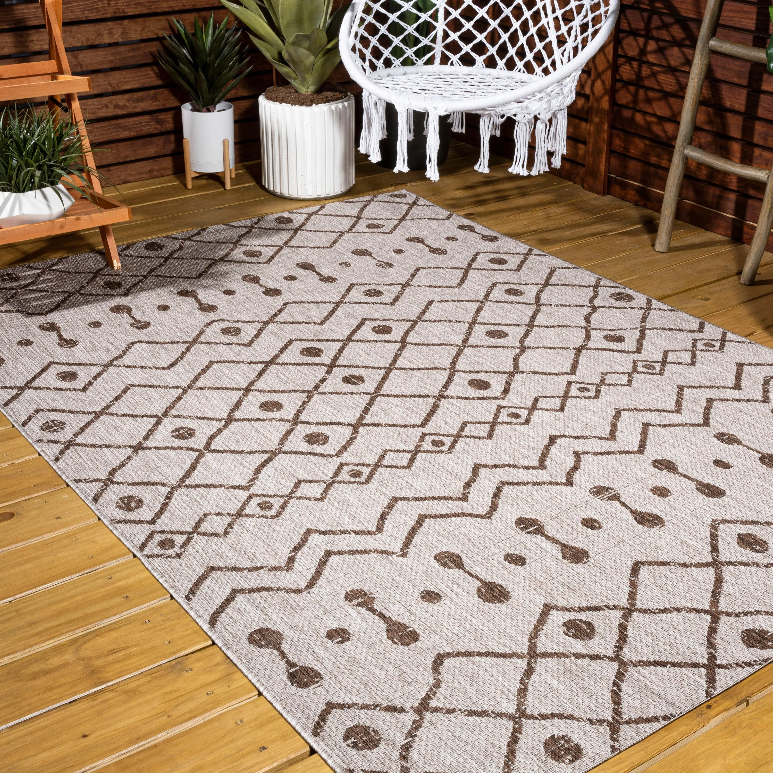 JONATHAN Y Tokay Tribal Bohemian Indoor/Outdoor Area Rug