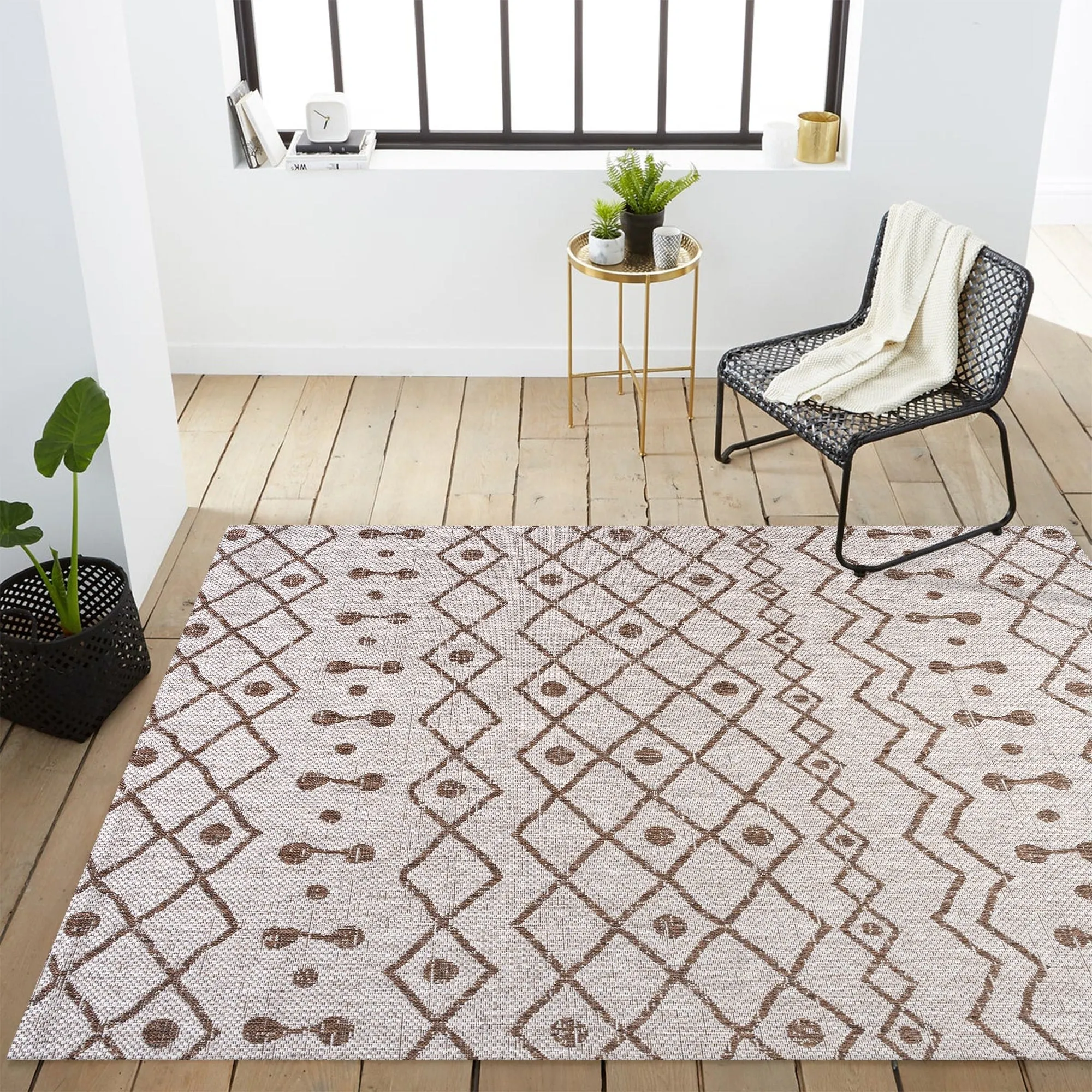 JONATHAN Y Tokay Tribal Bohemian Indoor/Outdoor Area Rug