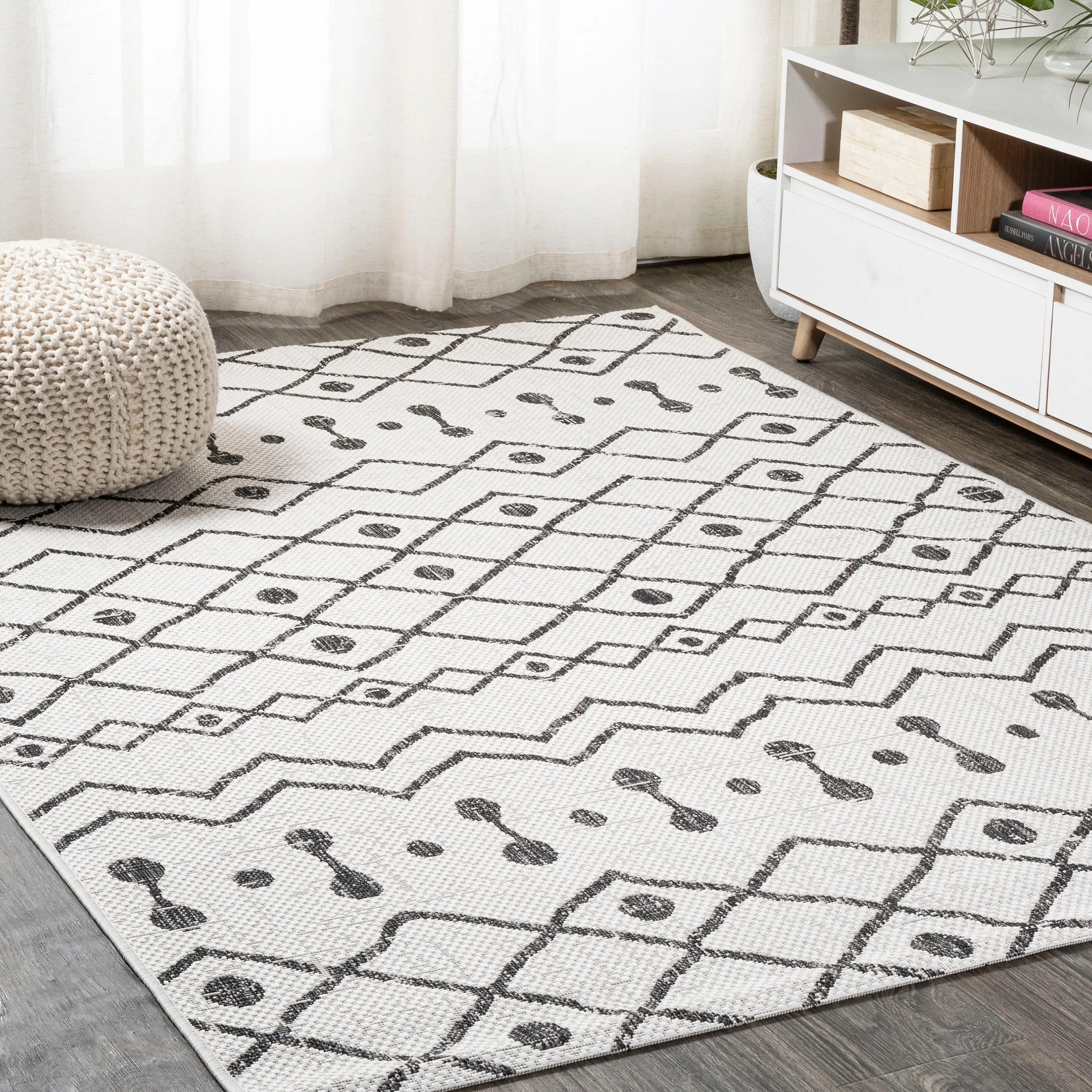 JONATHAN Y Tokay Tribal Bohemian Indoor/Outdoor Area Rug