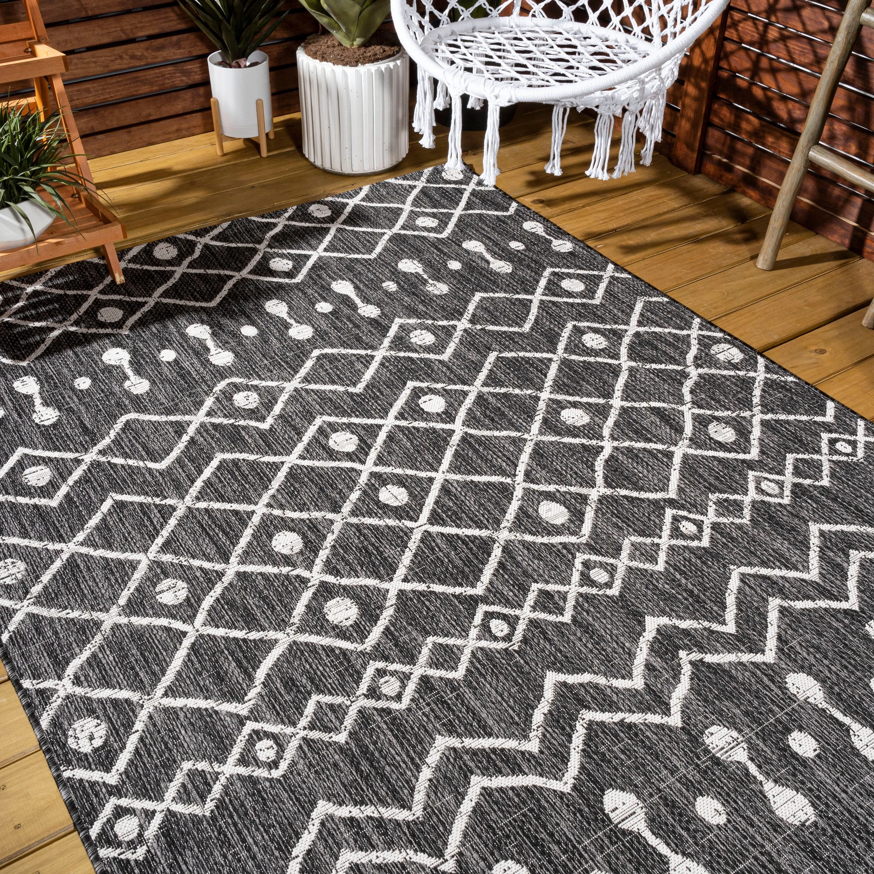 JONATHAN Y Tokay Tribal Bohemian Indoor/Outdoor Area Rug