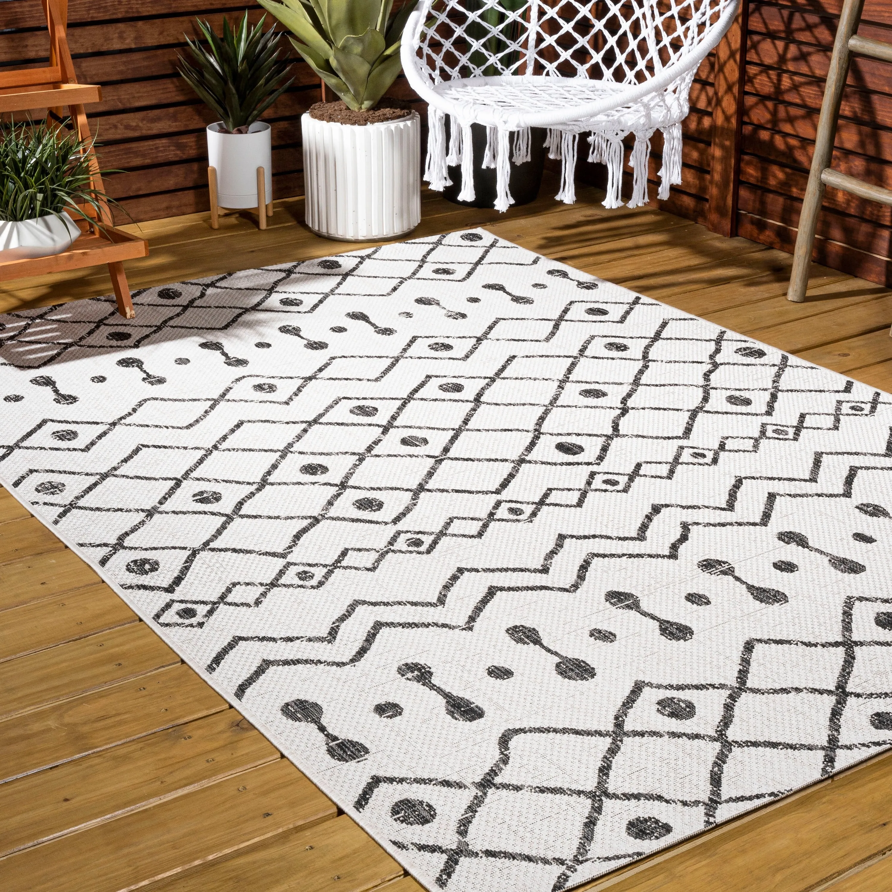 JONATHAN Y Tokay Tribal Bohemian Indoor/Outdoor Area Rug
