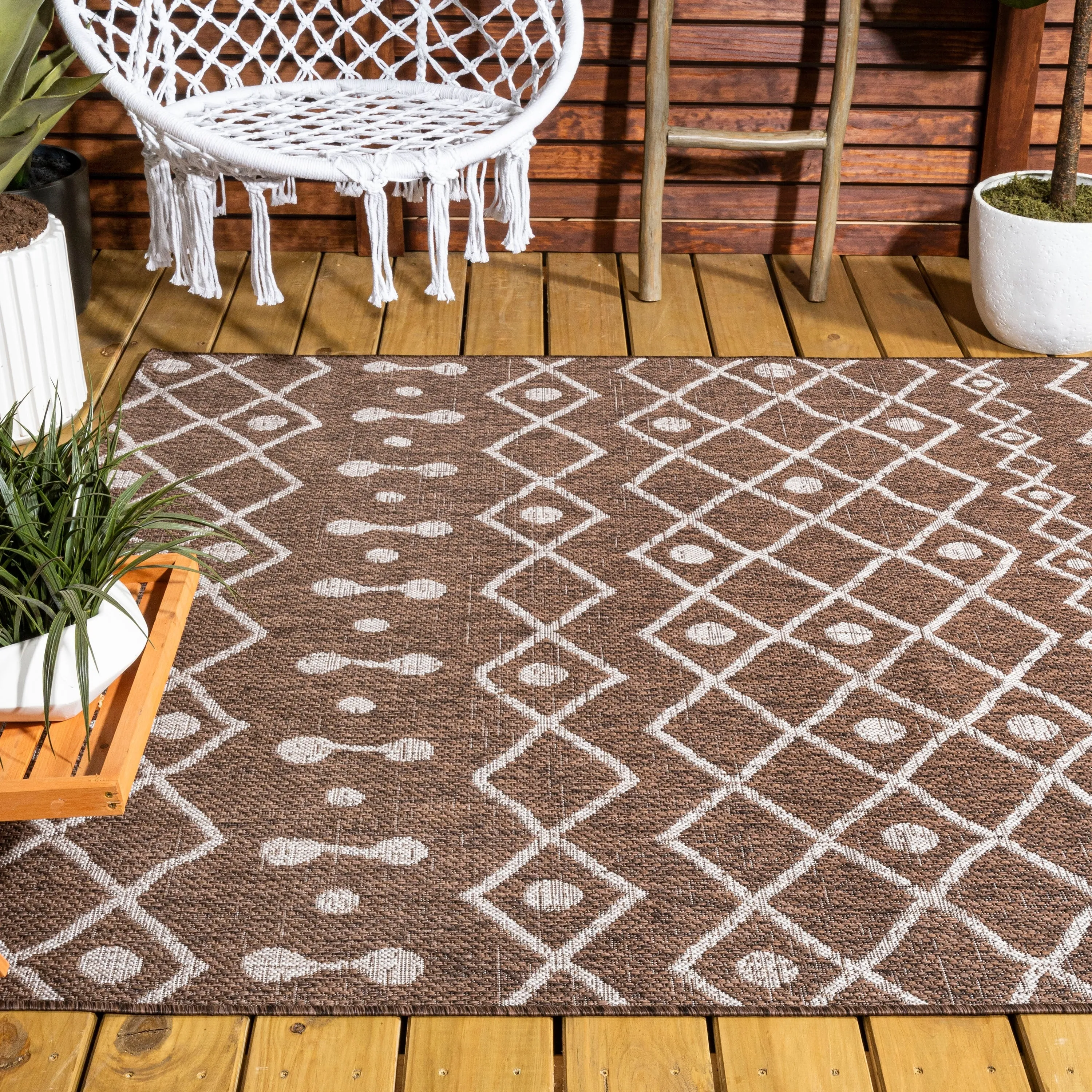 JONATHAN Y Tokay Tribal Bohemian Indoor/Outdoor Area Rug