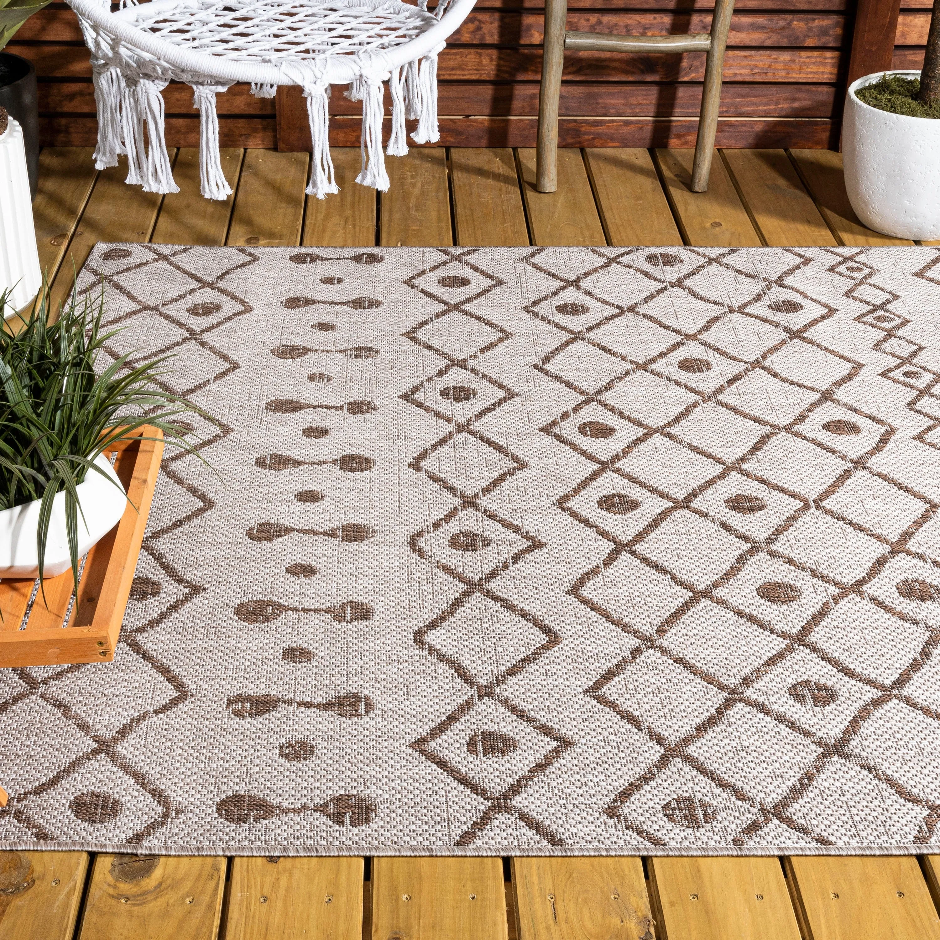JONATHAN Y Tokay Tribal Bohemian Indoor/Outdoor Area Rug