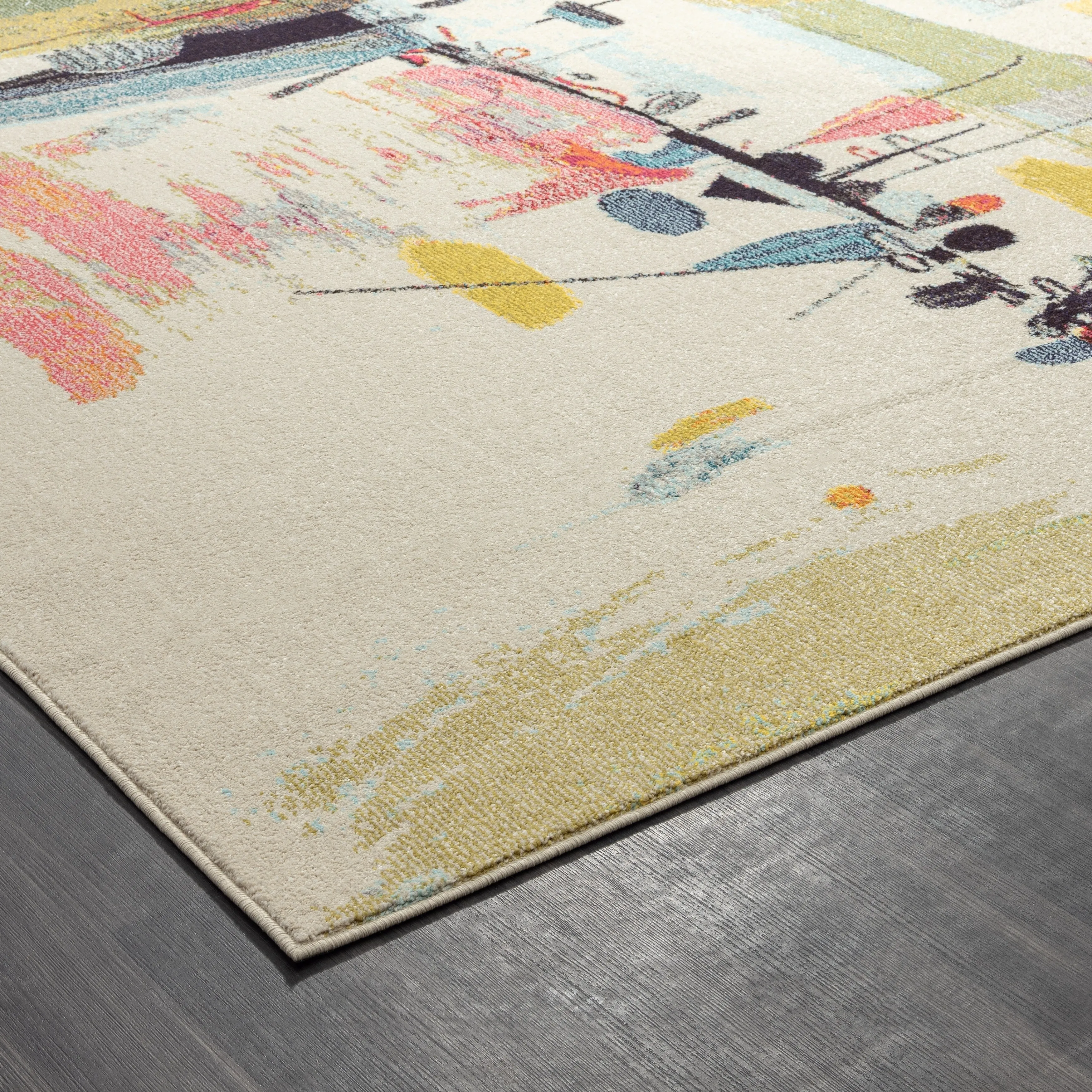 Katie Merz COLORWRKS Sunny x Pastels Area Rug