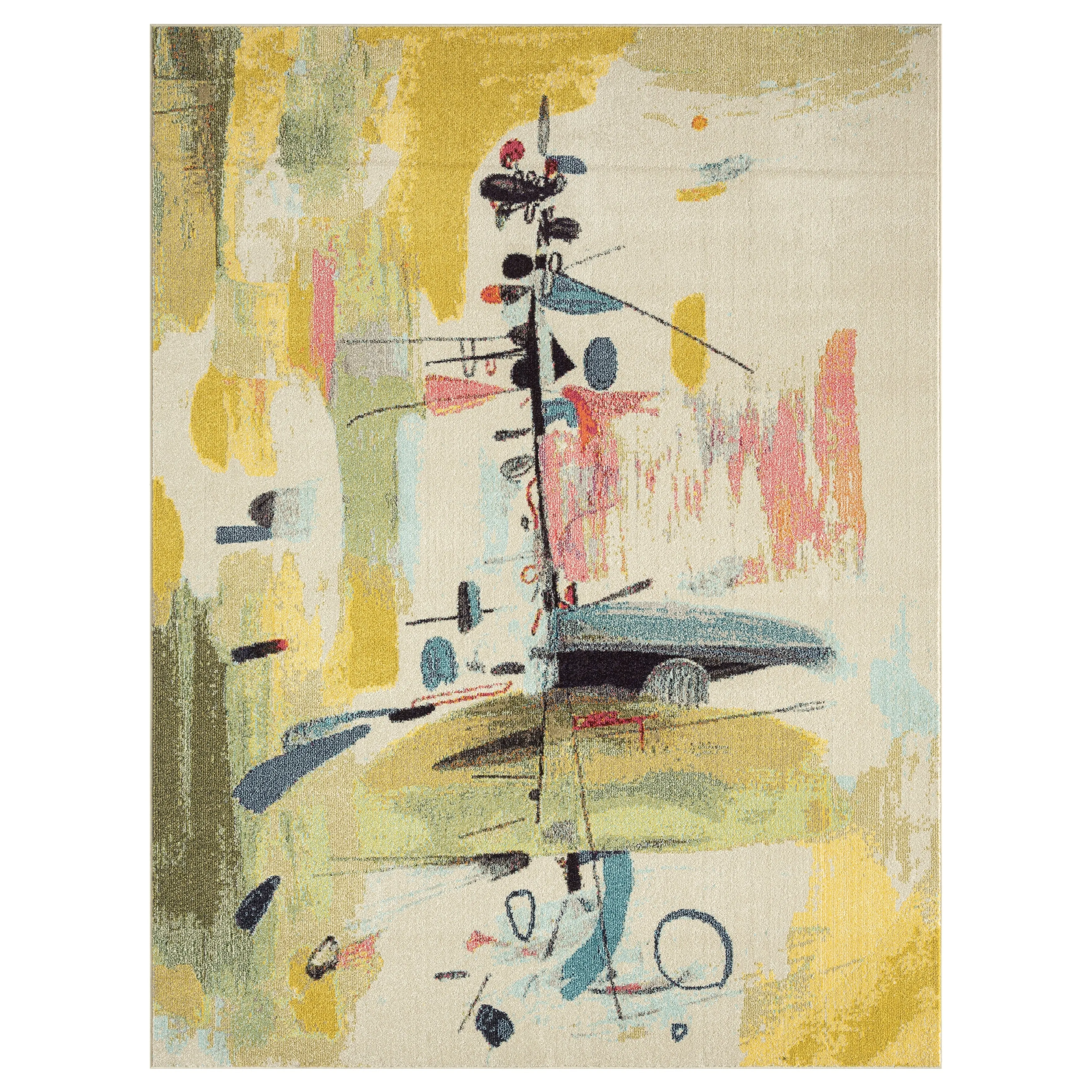 Katie Merz COLORWRKS Sunny x Pastels Area Rug