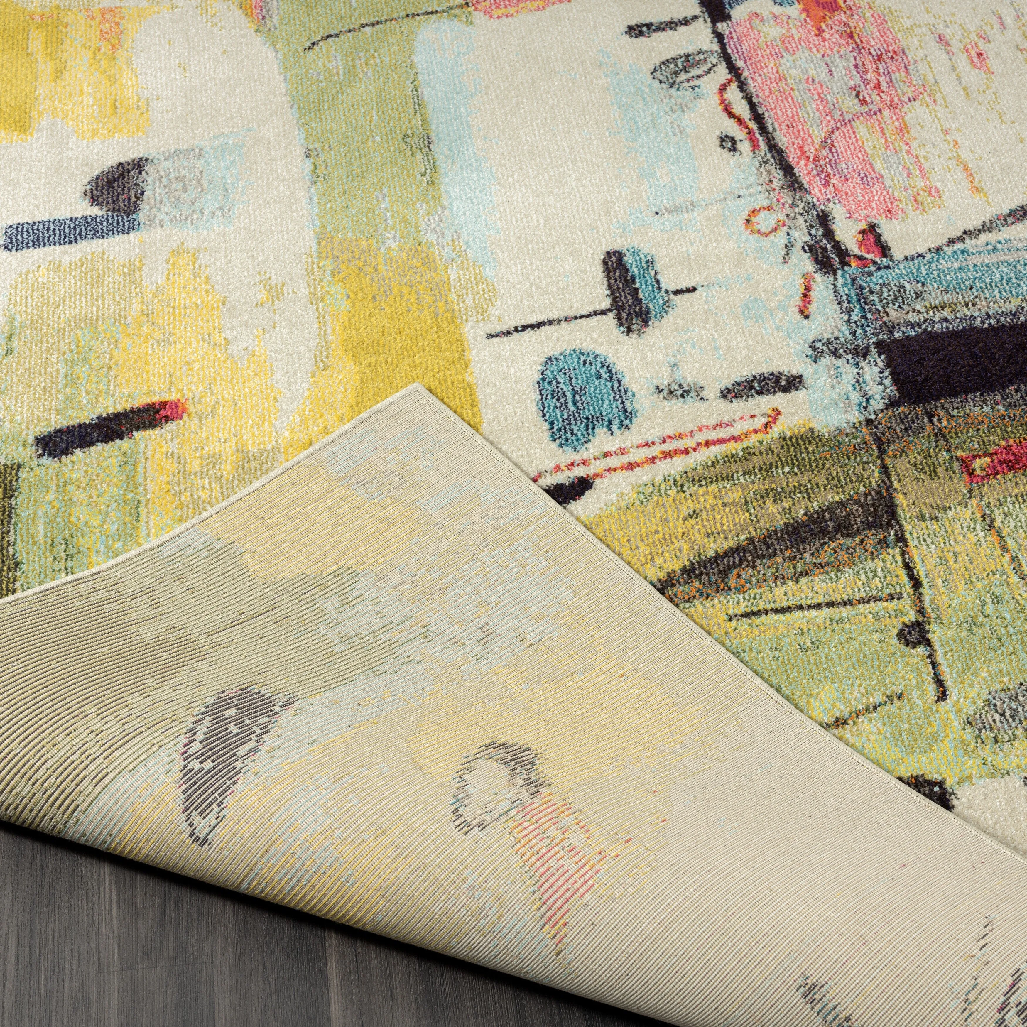 Katie Merz COLORWRKS Sunny x Pastels Area Rug