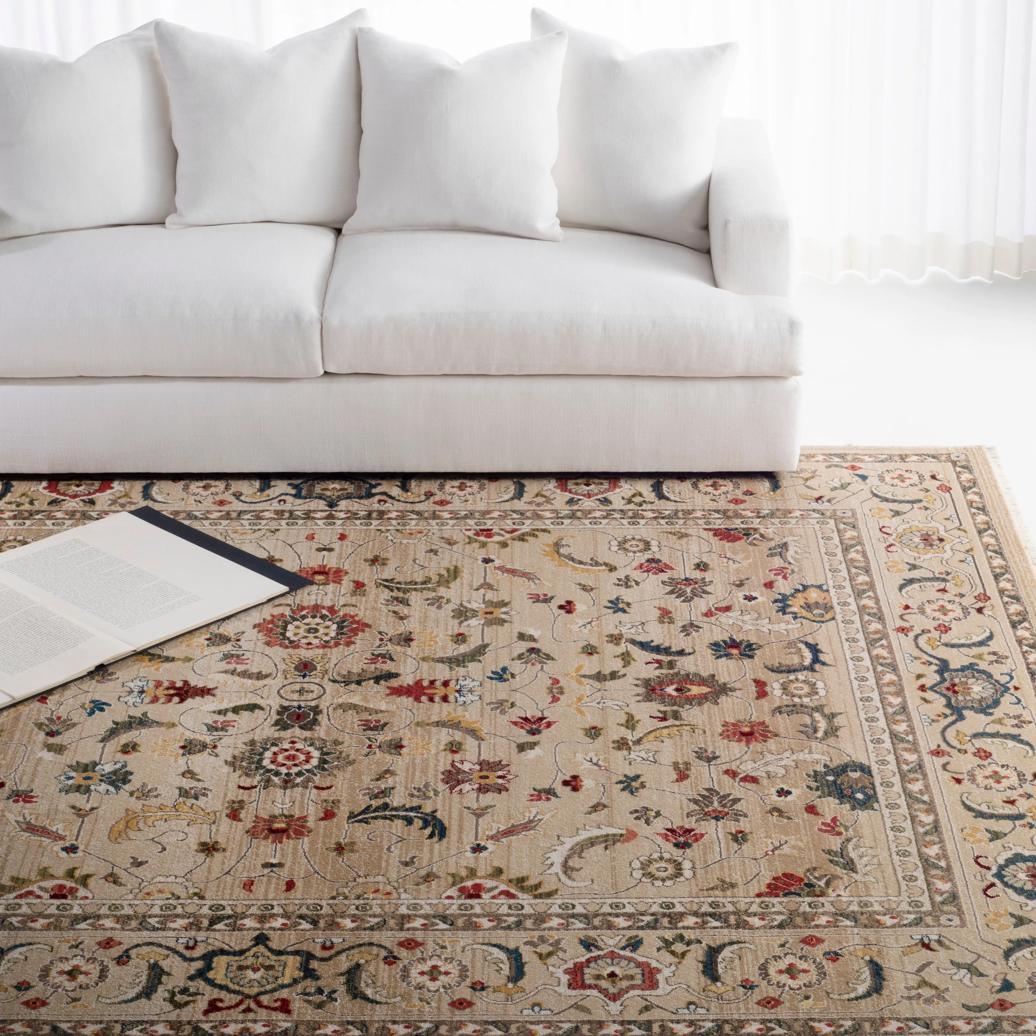 Lauren Ralph Lauren Tristan Traditional Oriental Rug Fringe