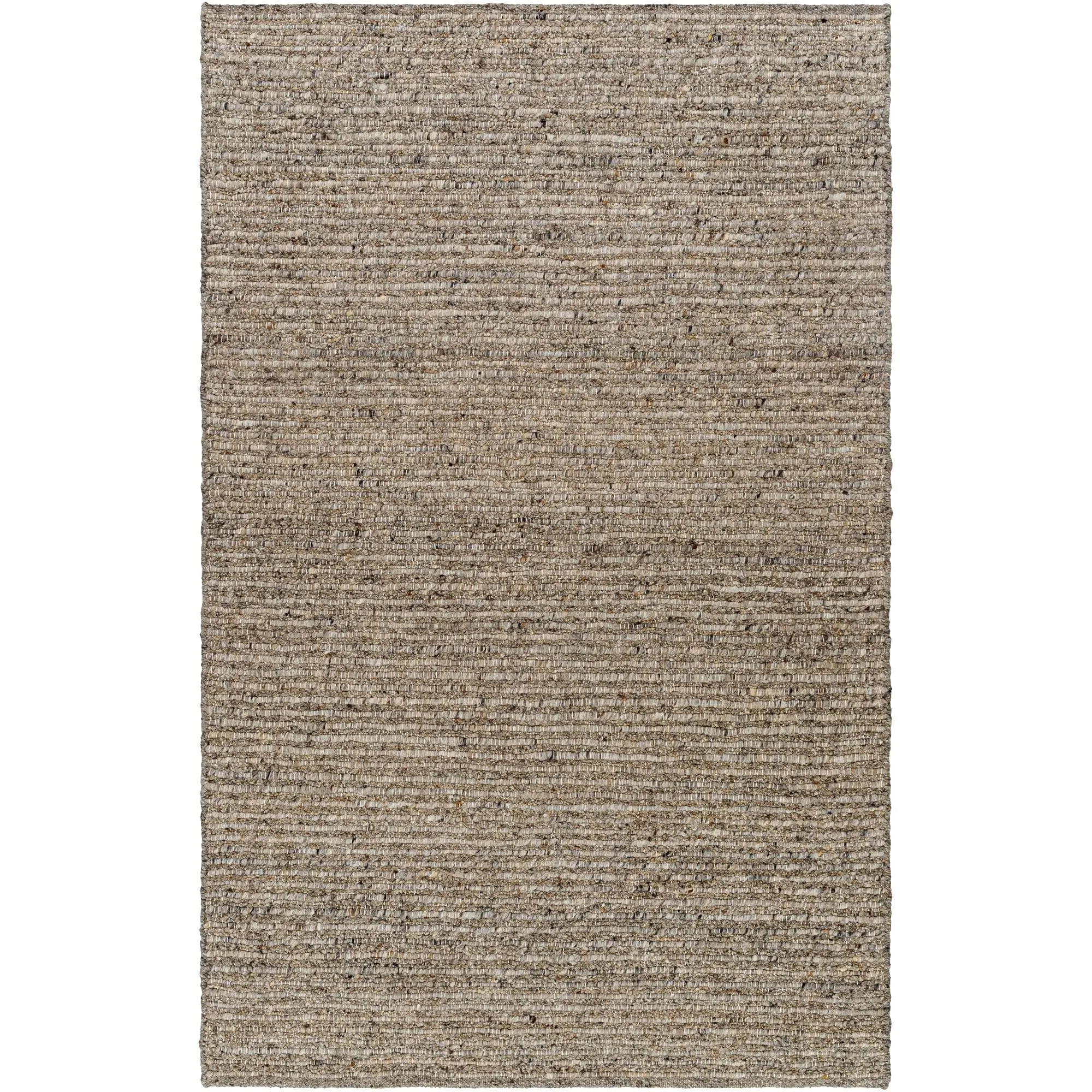 Laurence Handmade Solid Neutral Wool Area Rug
