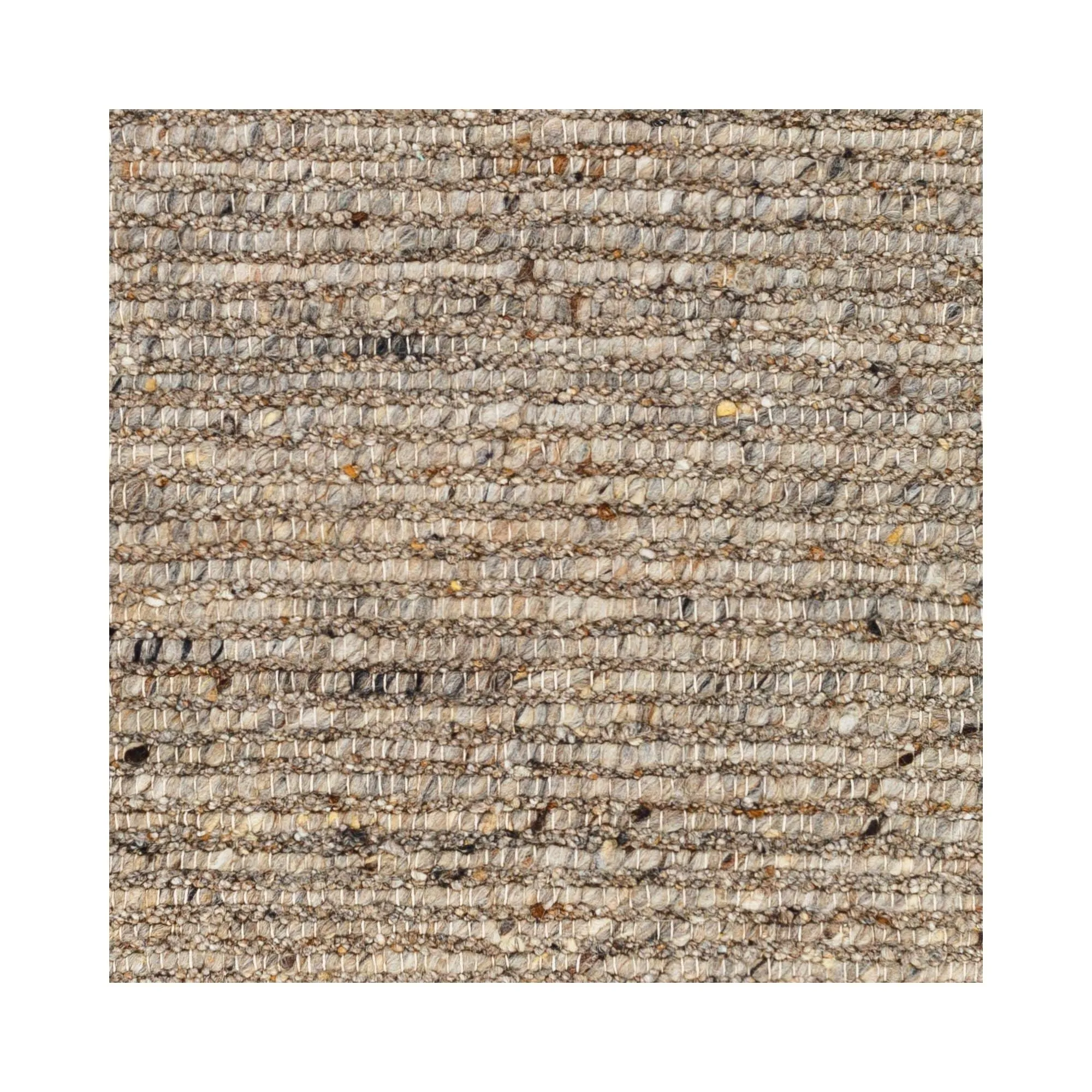 Laurence Handmade Solid Neutral Wool Area Rug