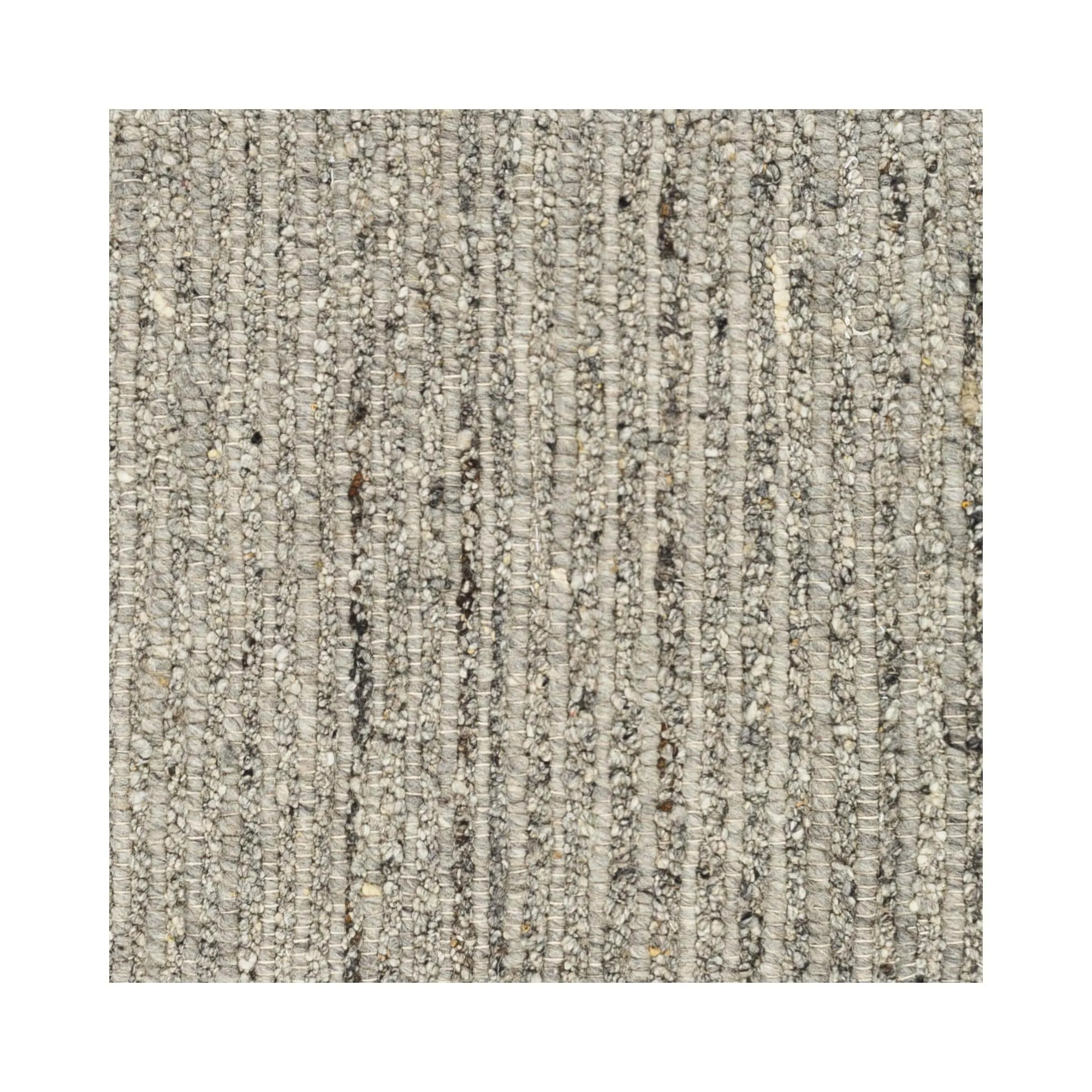 Laurence Handmade Solid Neutral Wool Area Rug