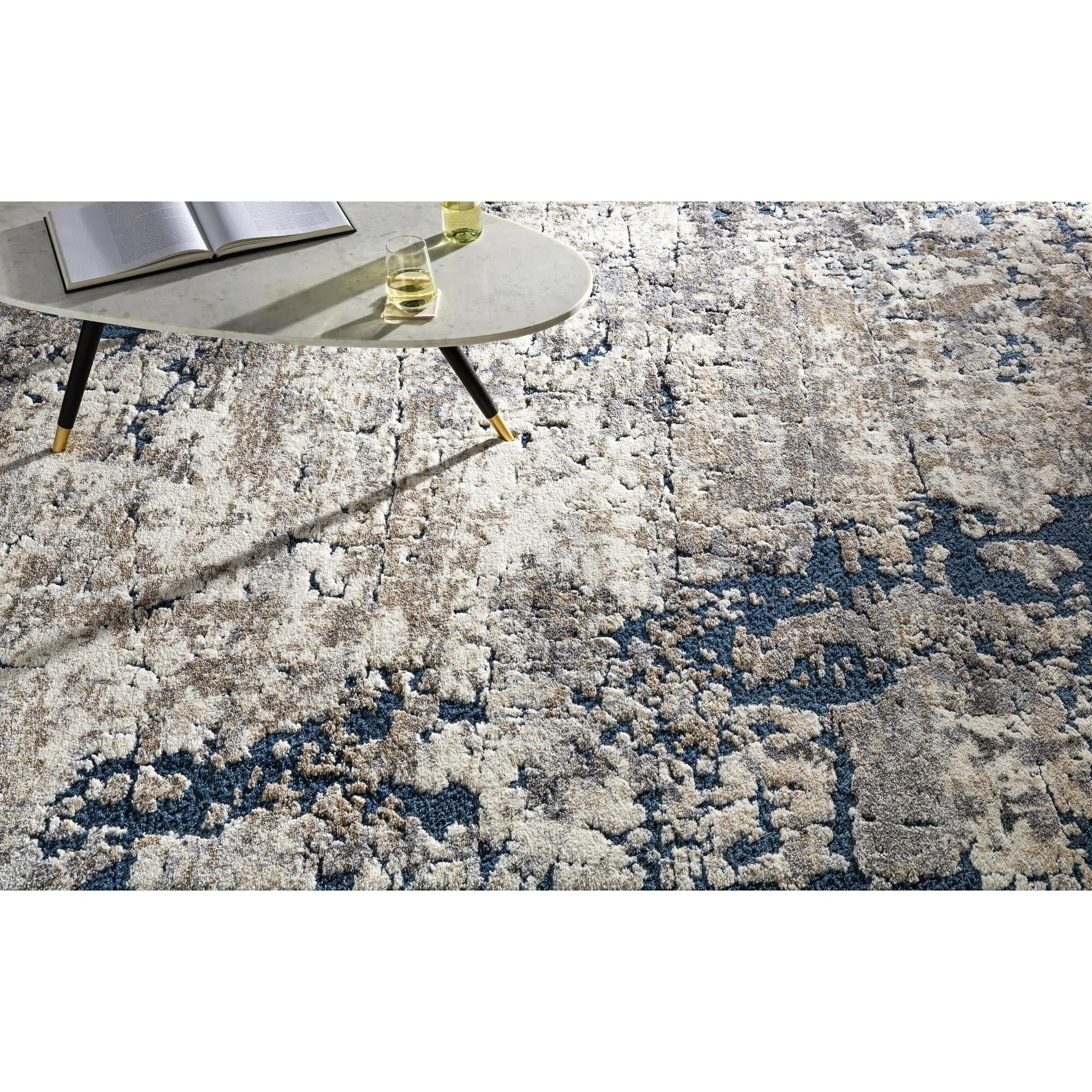 Leamon Mid-Century Abstract Area Rug