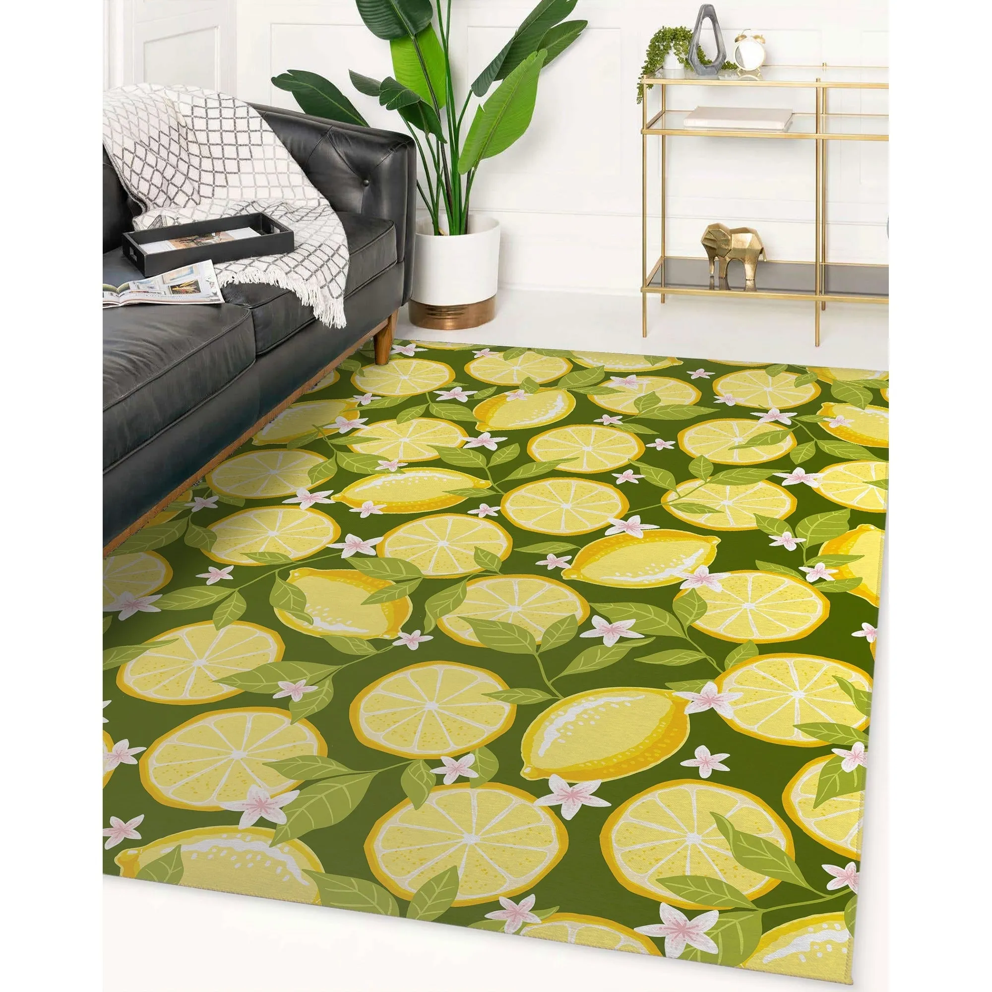 LEMON DAYS Area Rug By Kavka Designs