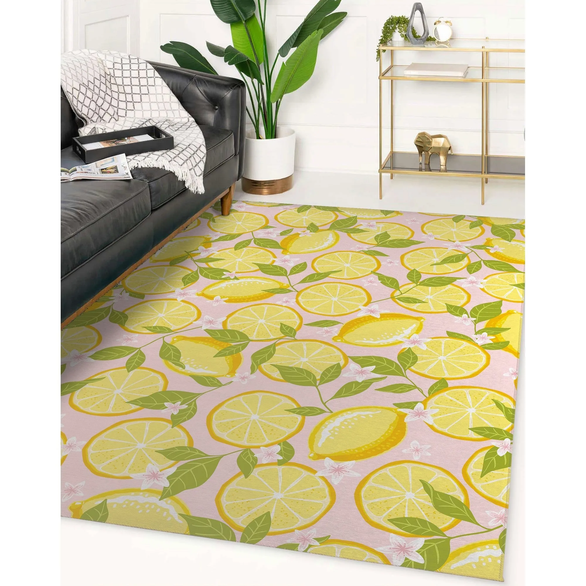 LEMON DAYS Area Rug By Kavka Designs