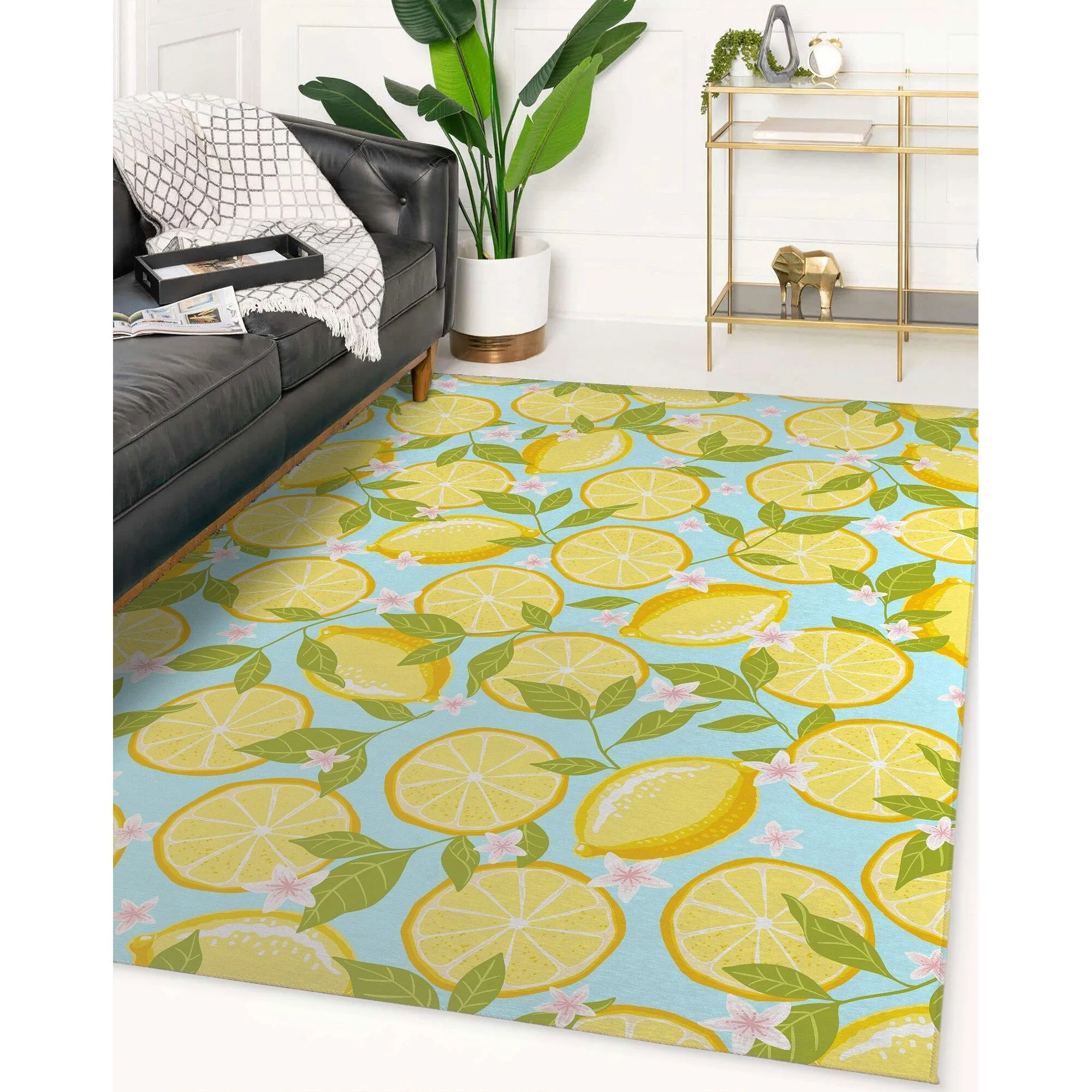 LEMON DAYS Area Rug By Kavka Designs