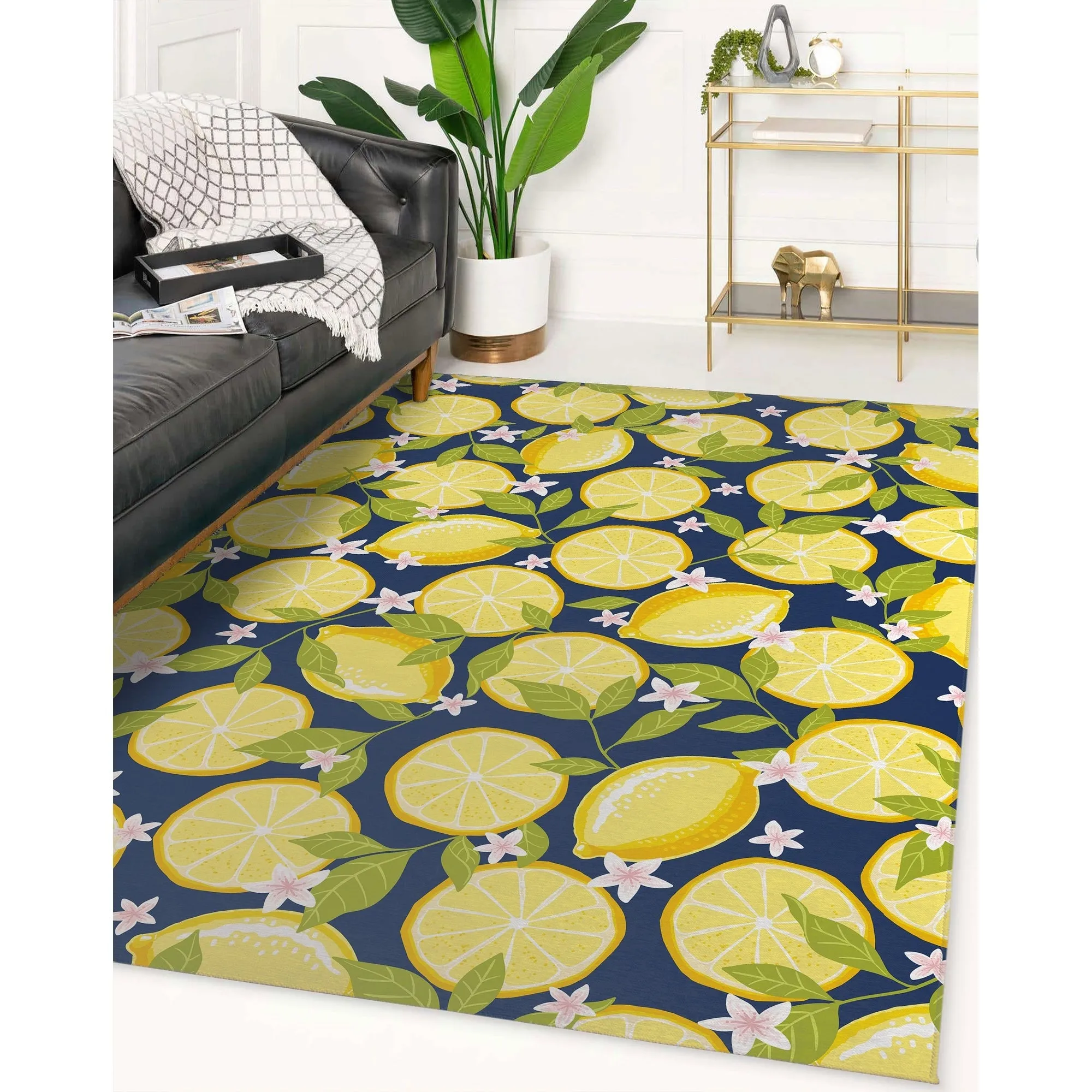 LEMON DAYS Area Rug By Kavka Designs