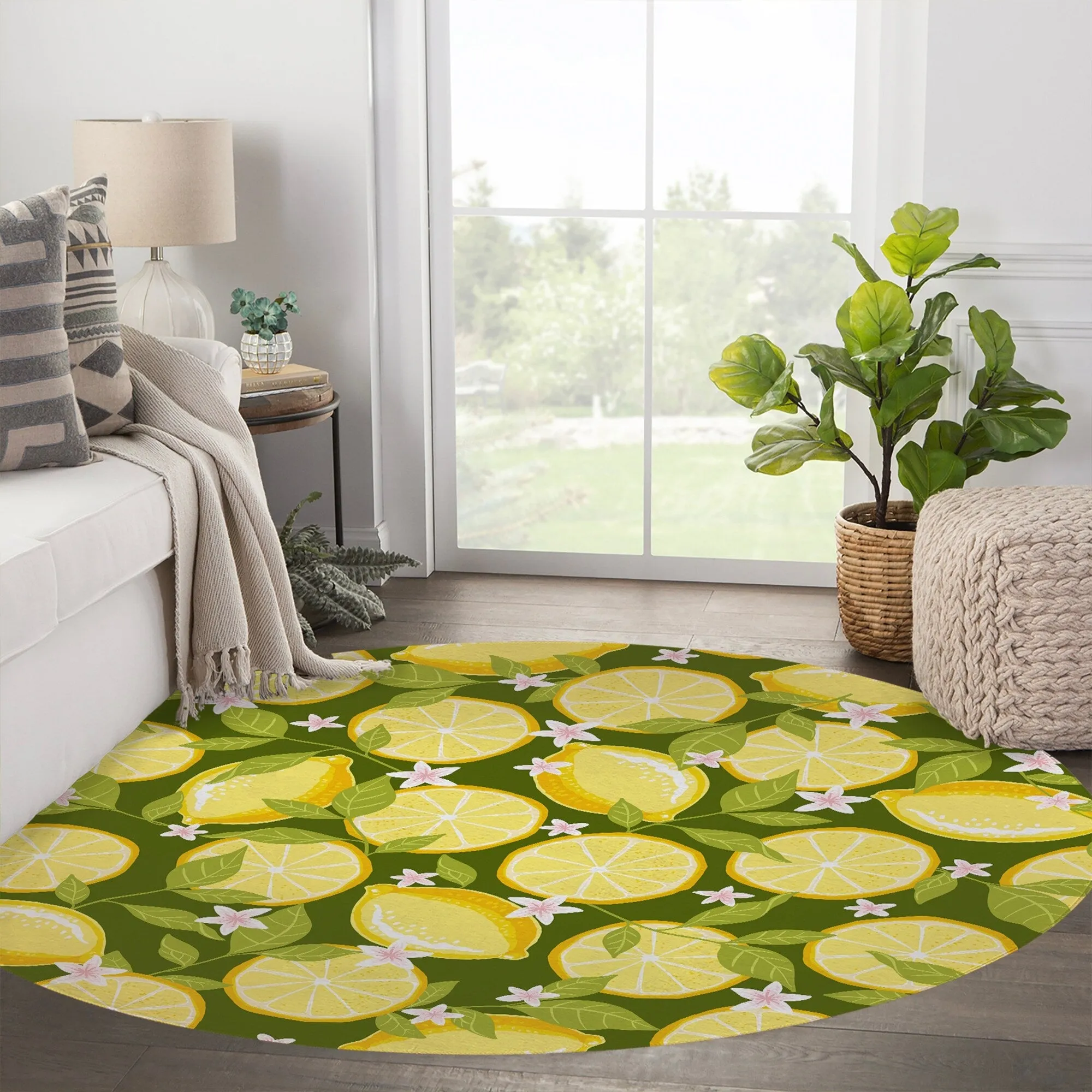 LEMON DAYS Area Rug By Kavka Designs