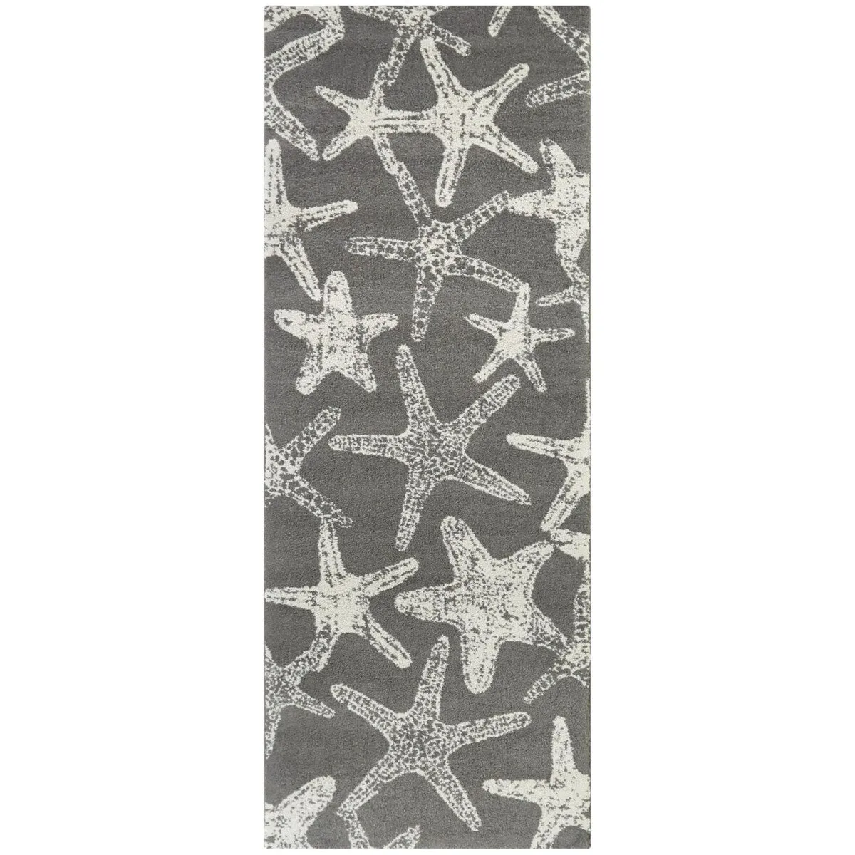 Leyton Nautical Solid Starfish Coastal Area Rug