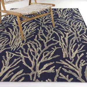 Lilburn Coastal Coral Area Rug