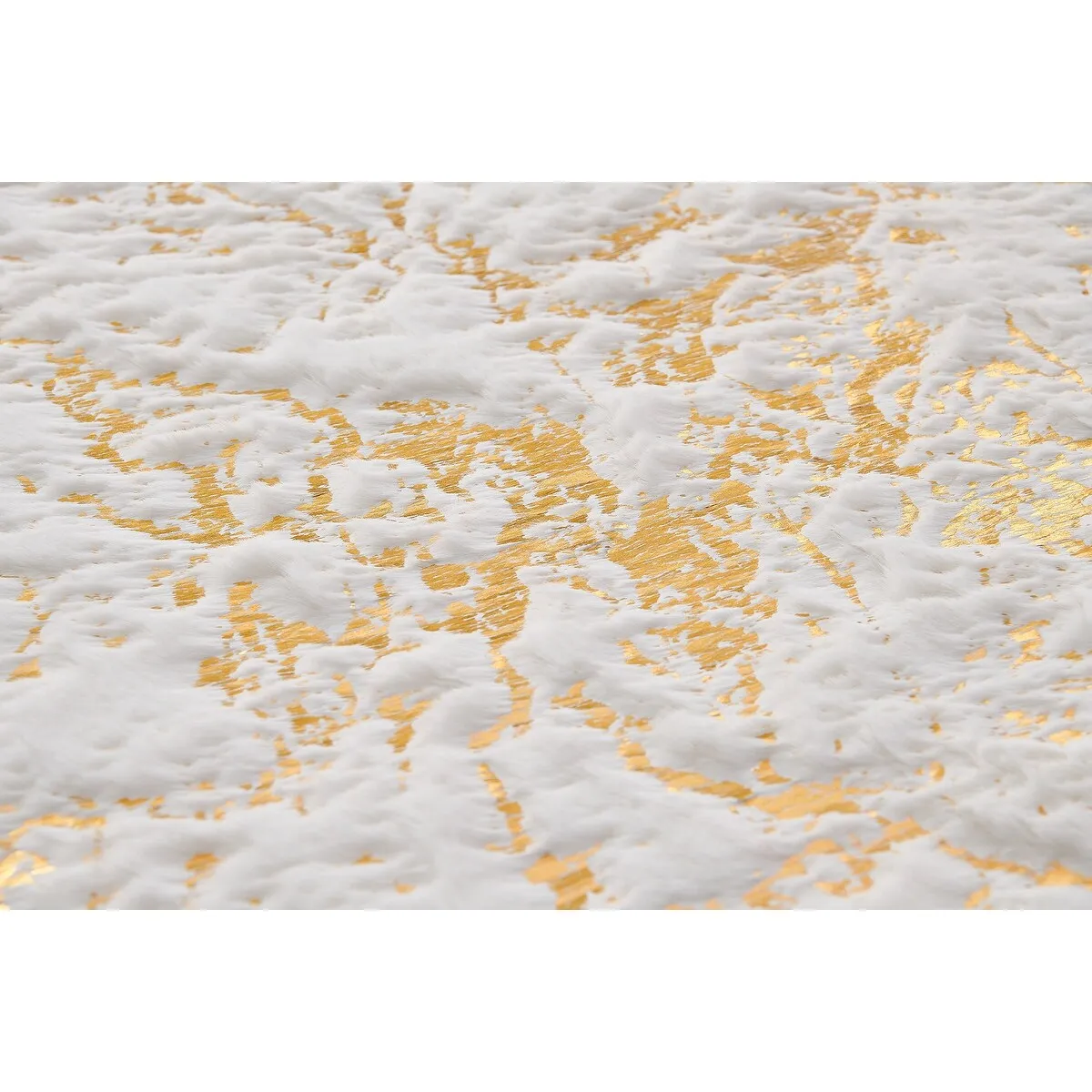 Lily Luxury Abstract Gilded Rectangular Area Rug