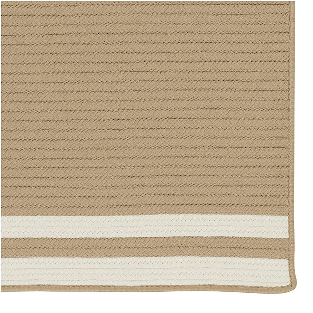 Lima Striped Indoor/Outdoor Braided Reversible Rug USA MADE
