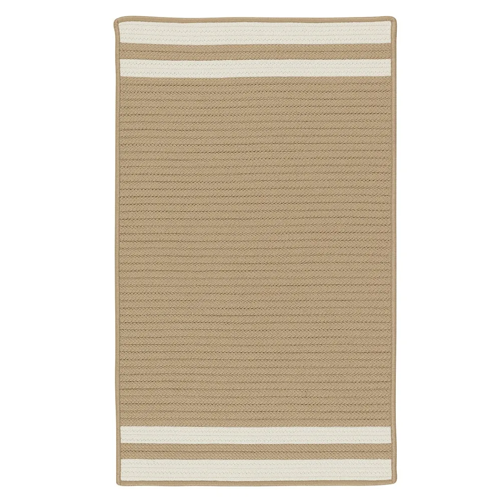 Lima Striped Indoor/Outdoor Braided Reversible Rug USA MADE