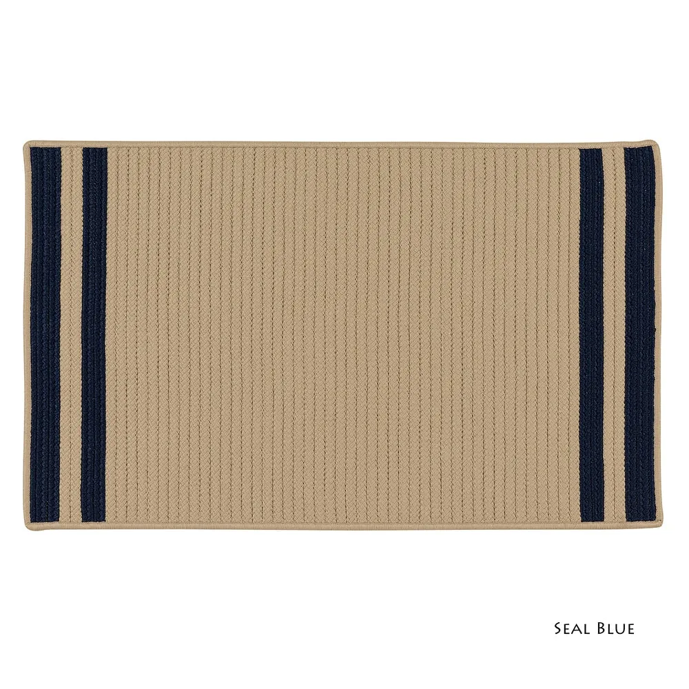 Lima Striped Indoor/Outdoor Braided Reversible Rug USA MADE