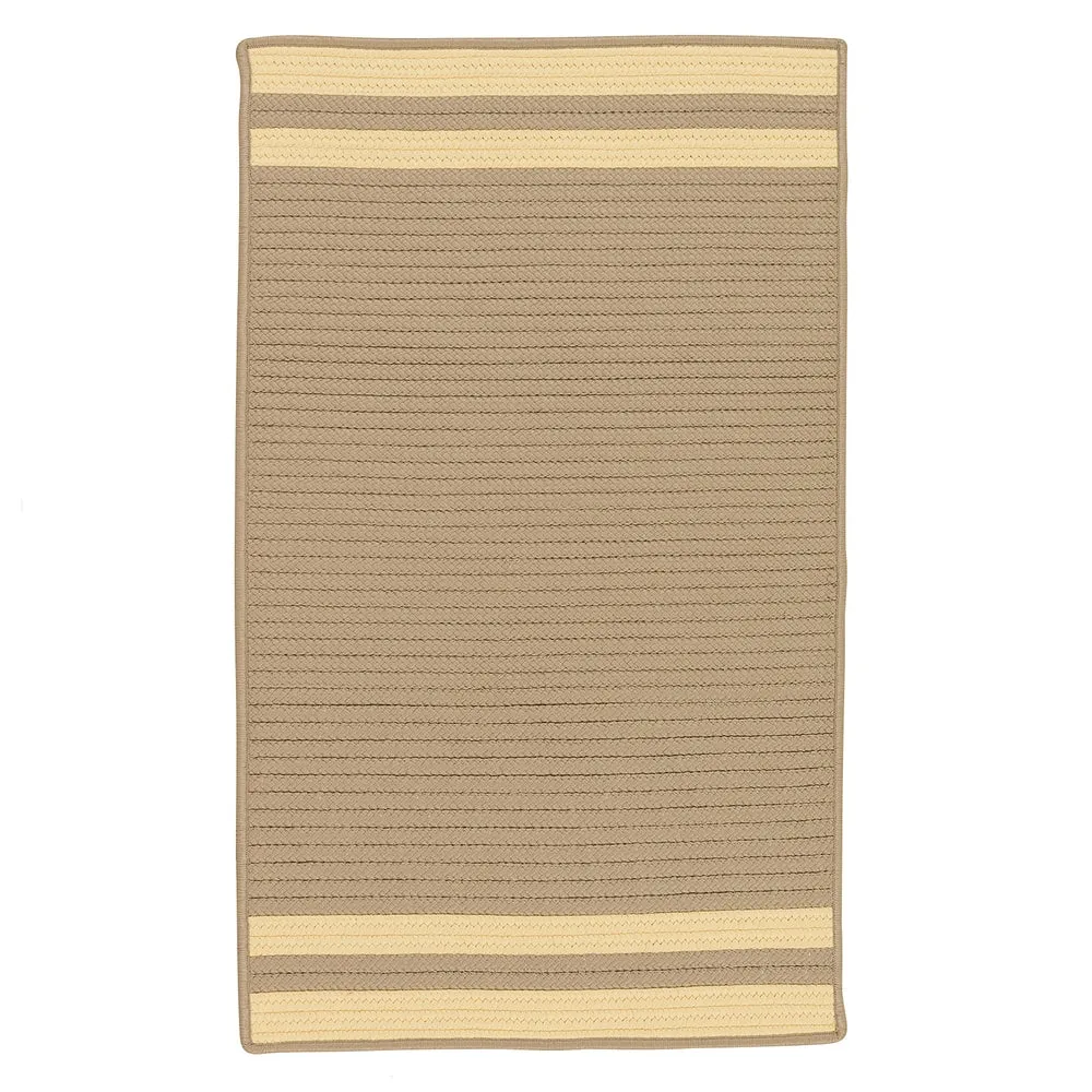 Lima Striped Indoor/Outdoor Braided Reversible Rug USA MADE