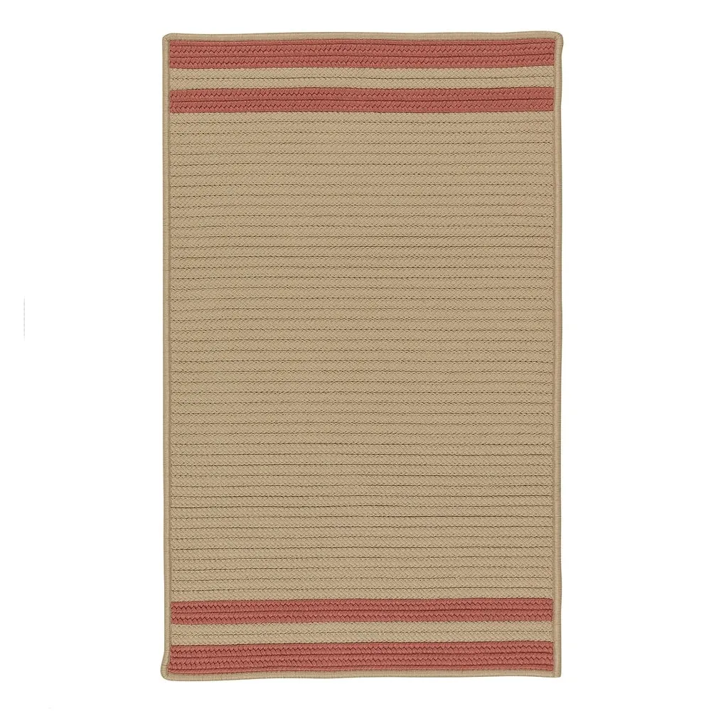 Lima Striped Indoor/Outdoor Braided Reversible Rug USA MADE