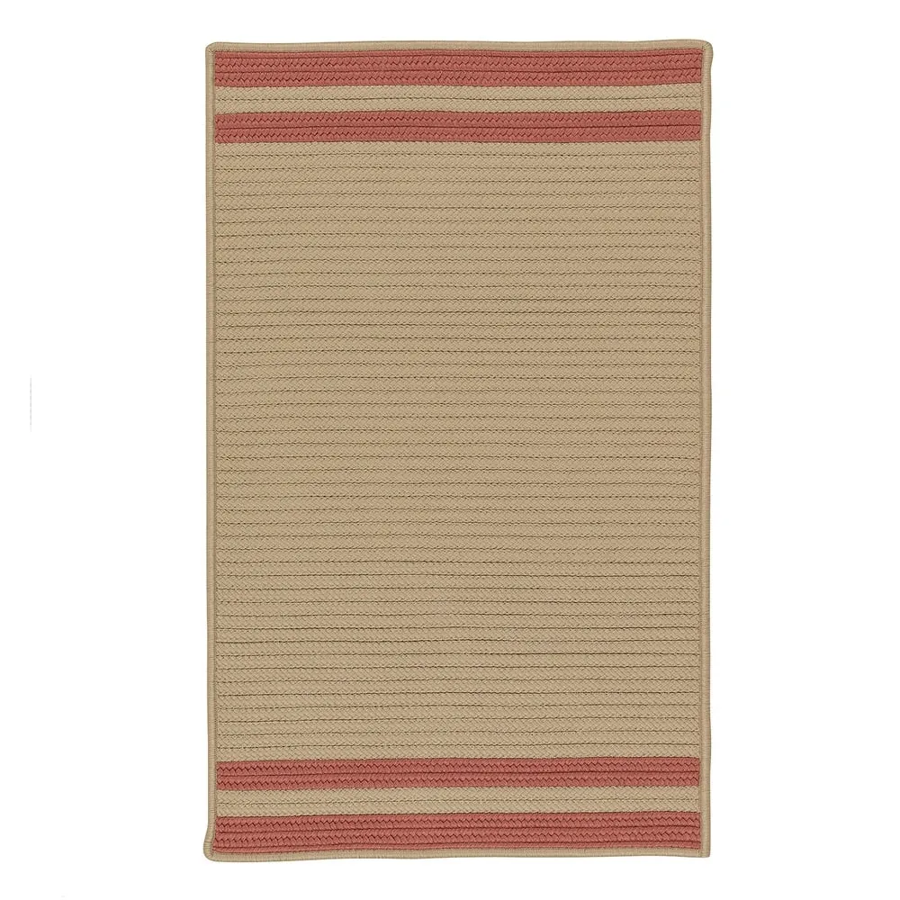 Lima Striped Indoor/Outdoor Braided Reversible Rug USA MADE