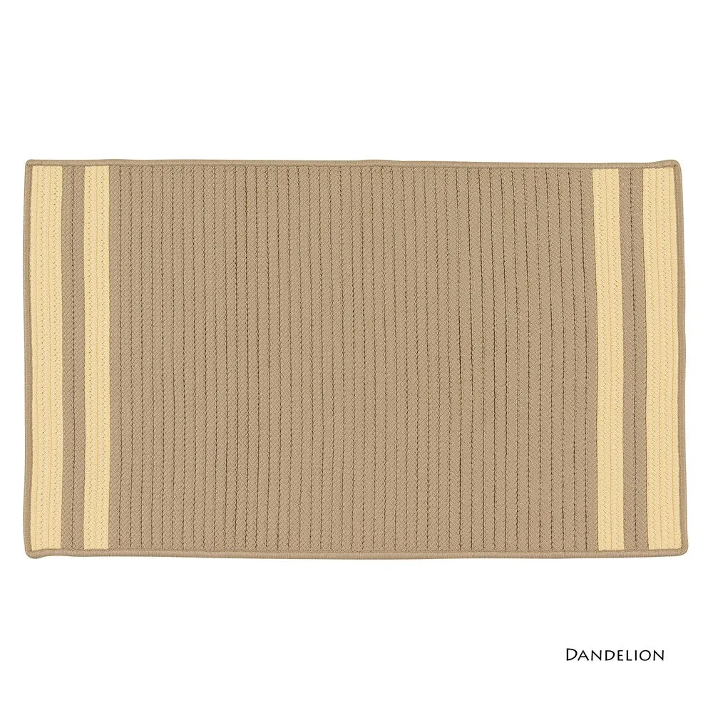 Lima Striped Indoor/Outdoor Braided Reversible Rug USA MADE