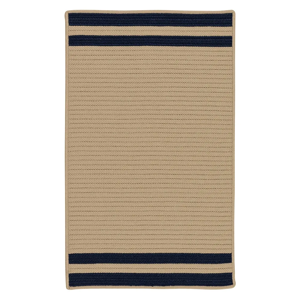 Lima Striped Indoor/Outdoor Braided Reversible Rug USA MADE
