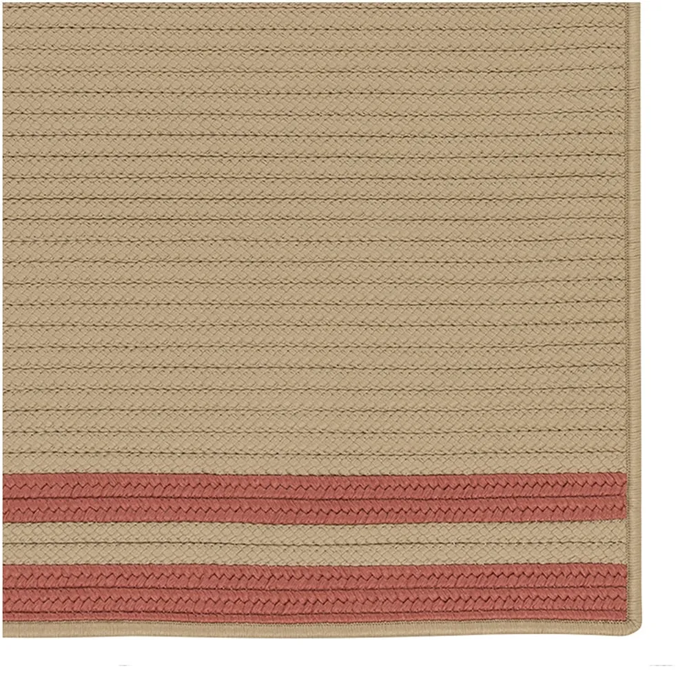 Lima Striped Indoor/Outdoor Braided Reversible Rug USA MADE