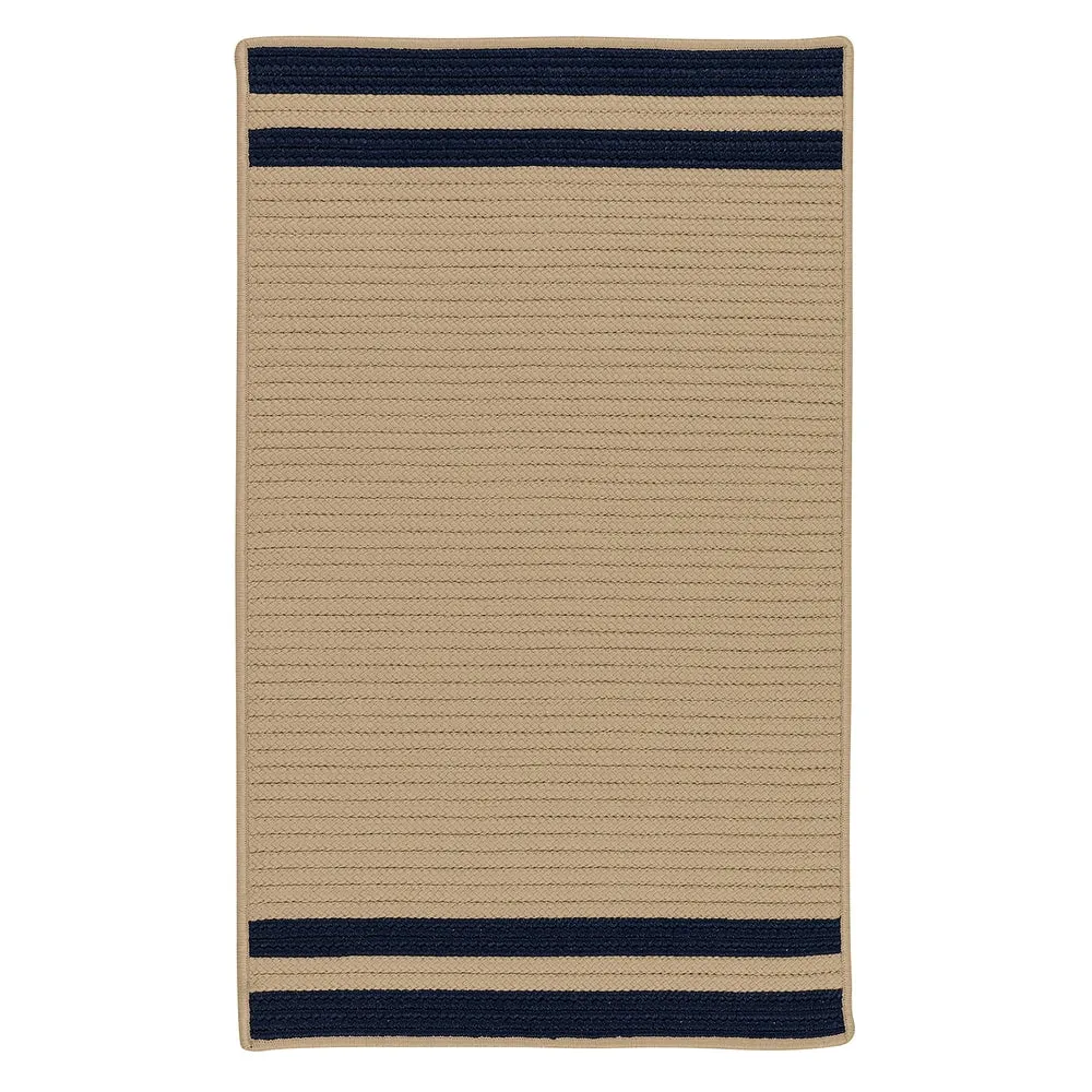 Lima Striped Indoor/Outdoor Braided Reversible Rug USA MADE