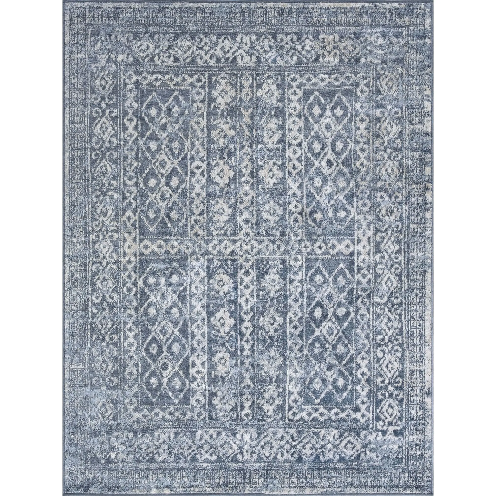 Linx Farmhouse Diamond Indoor Area Rug