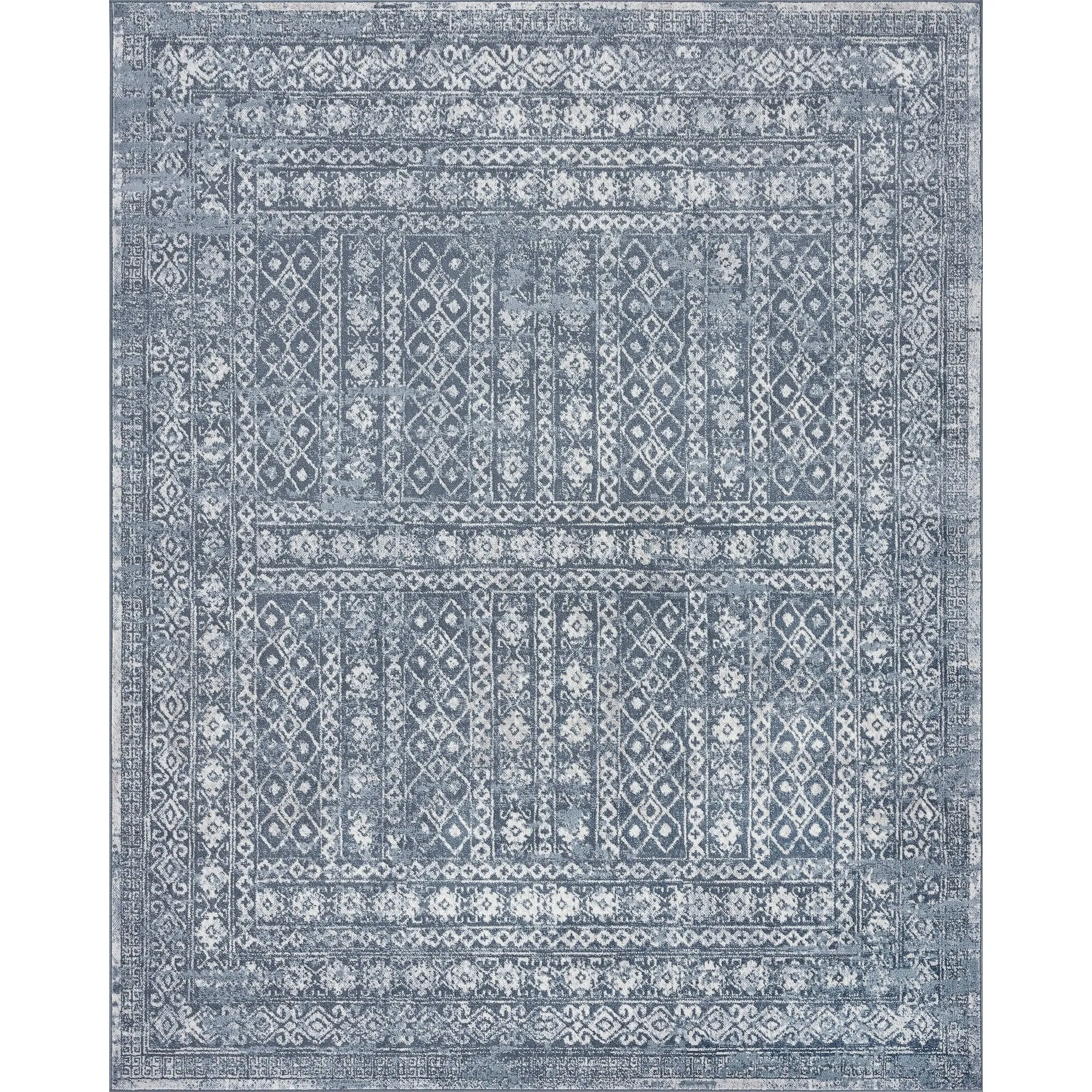 Linx Farmhouse Diamond Indoor Area Rug
