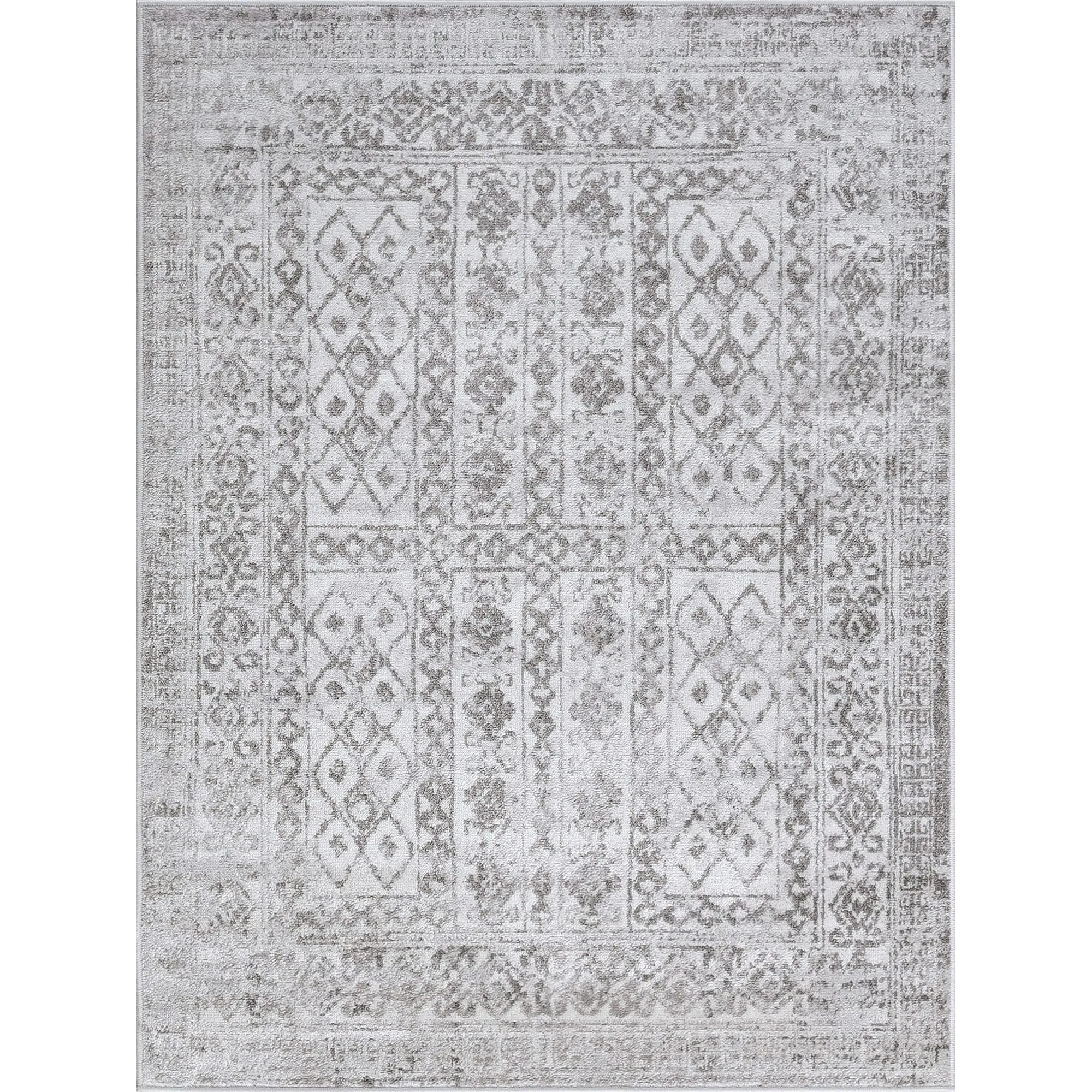 Linx Farmhouse Diamond Indoor Area Rug