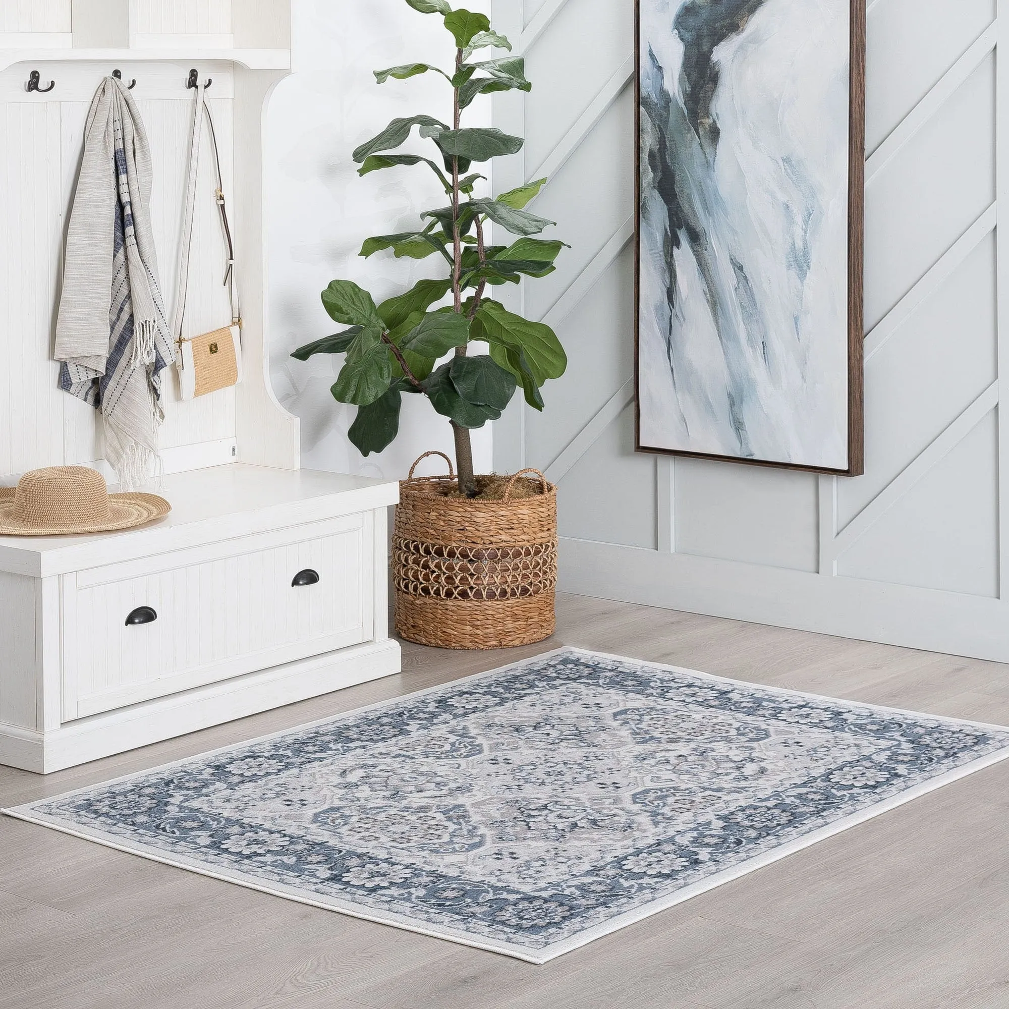 Linx Glam Border Indoor Area Rug