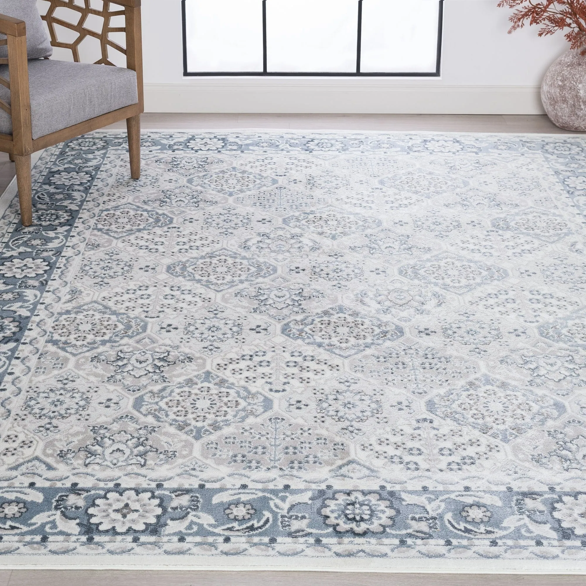 Linx Glam Border Indoor Area Rug