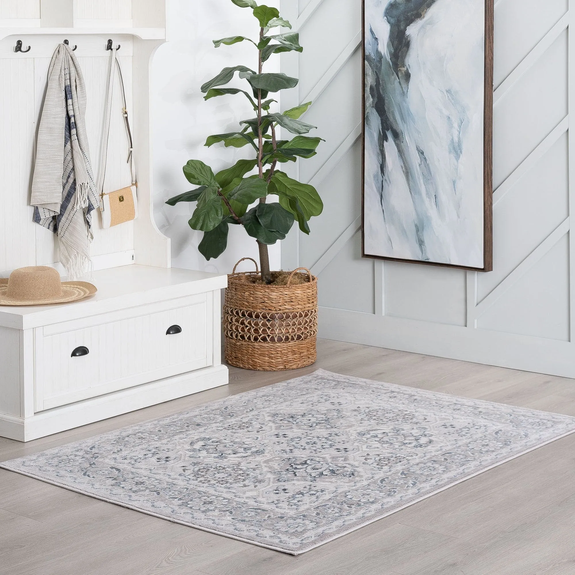 Linx Glam Border Indoor Area Rug