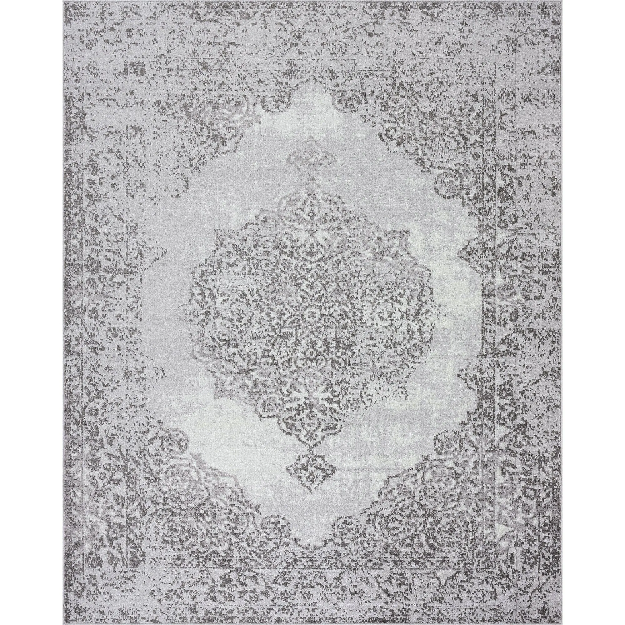 Linx Shabby Chic Medallion Indoor Area Rug