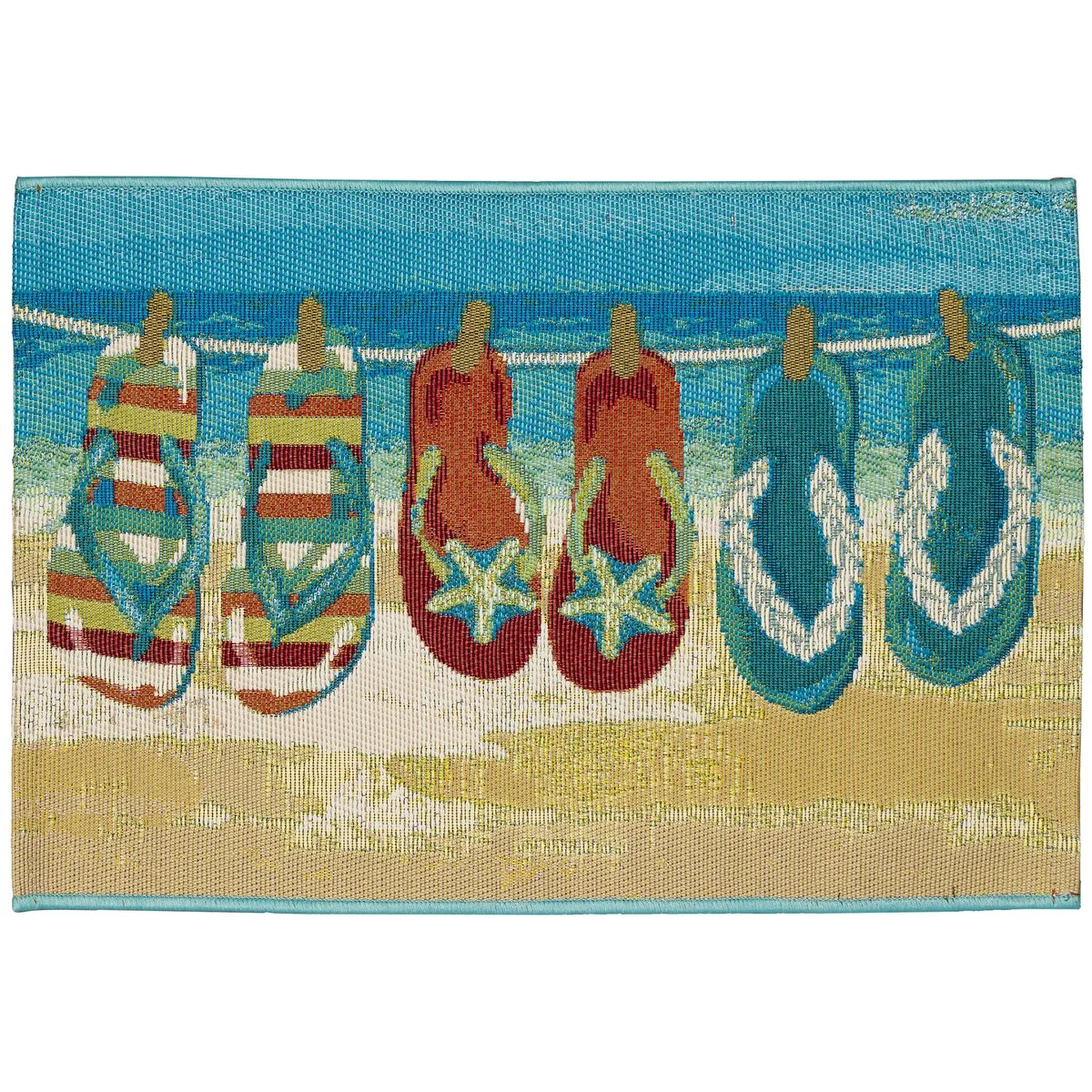 Liora Manne Esencia Flip Flops Forever Indoor/Outdoor Mat