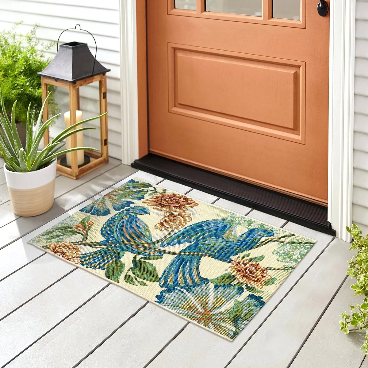 Liora Manne Esencia Flora Fauna Indoor/Outdoor Mat