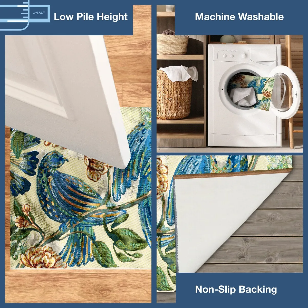 Liora Manne Esencia Flora Fauna Indoor/Outdoor Mat