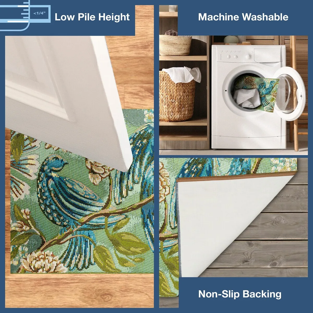 Liora Manne Esencia Flora Fauna Indoor/Outdoor Mat